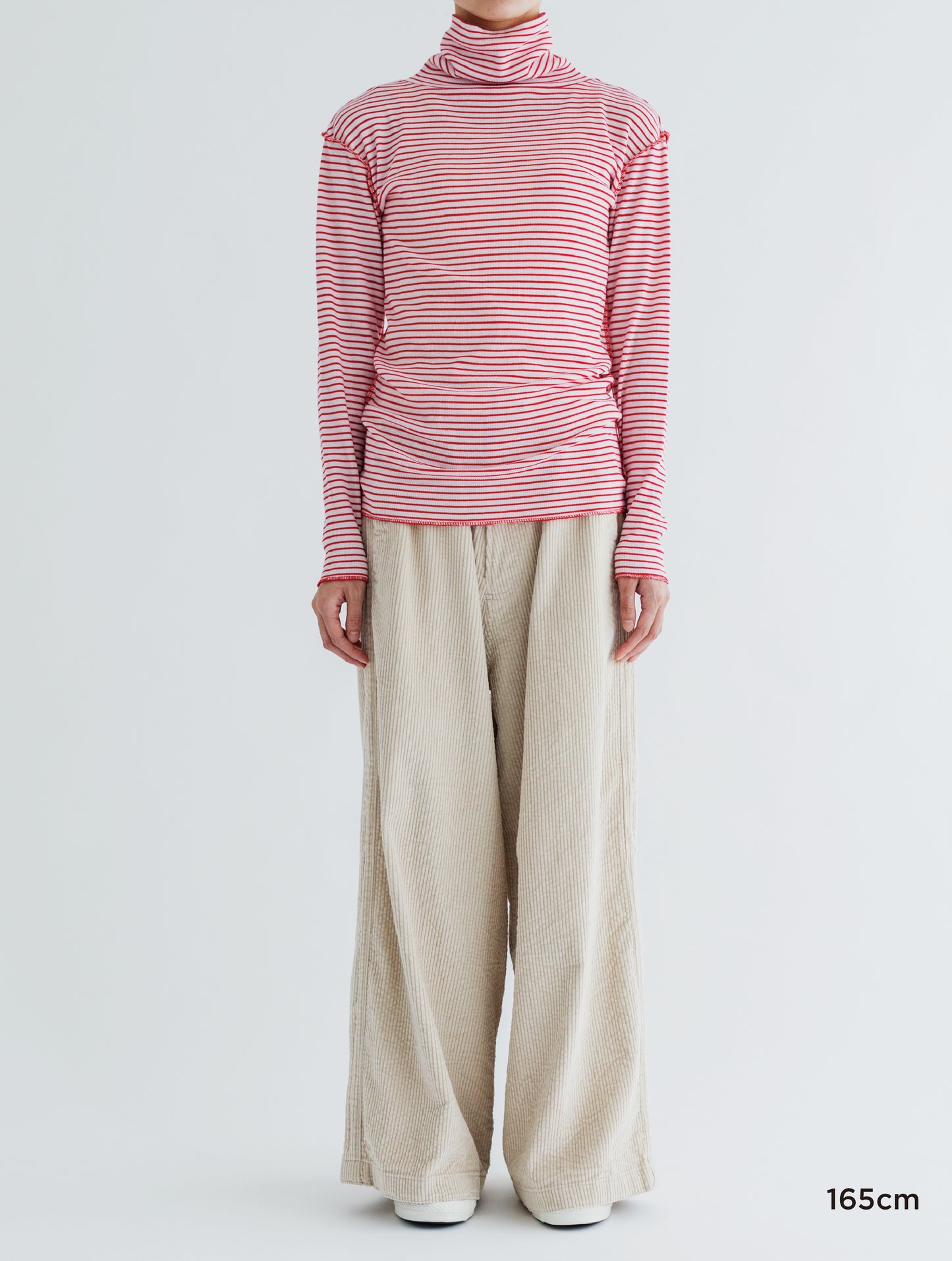 BORDER SOFT RIB TURTLENECK