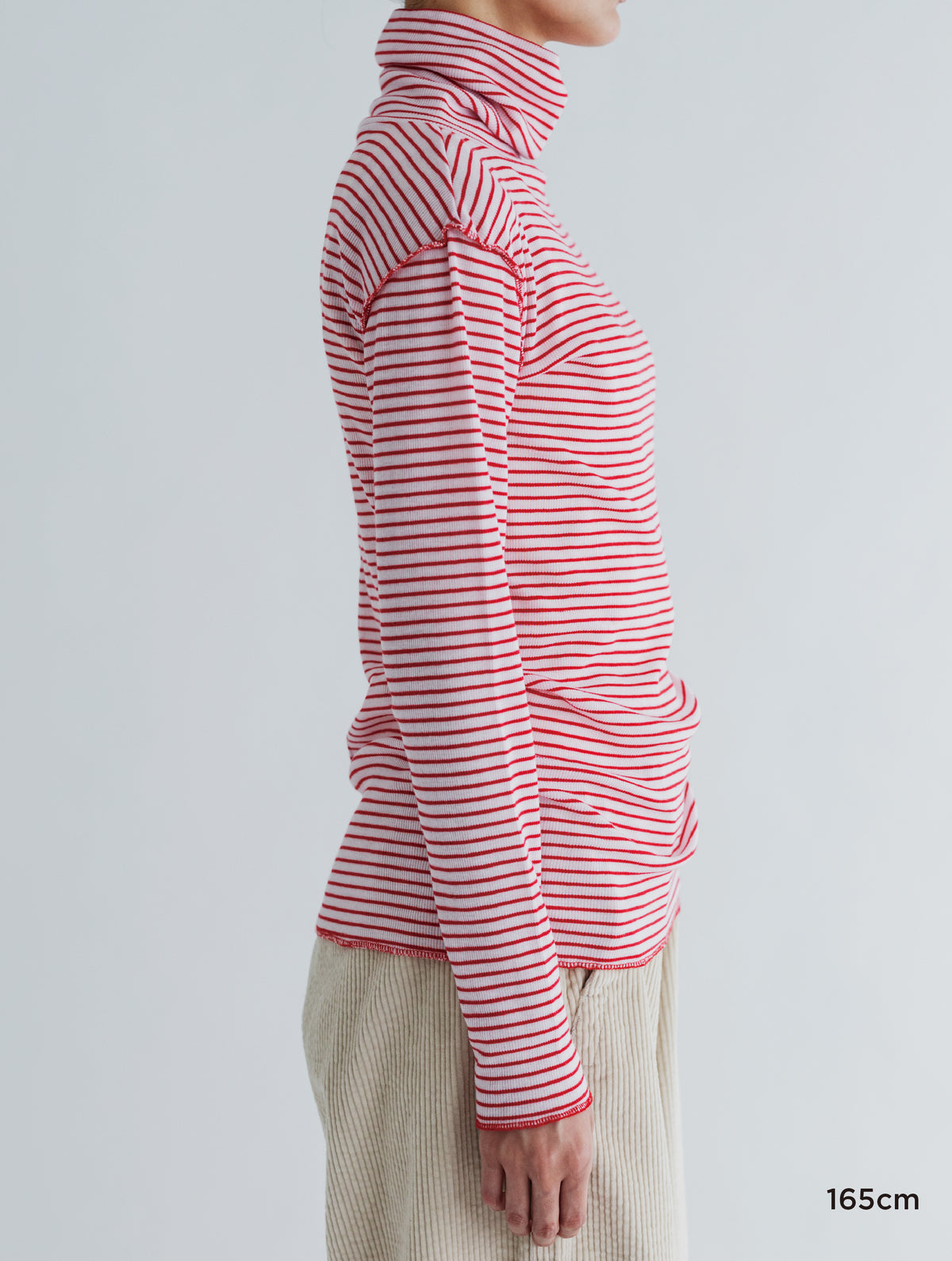 BORDER SOFT RIB TURTLENECK