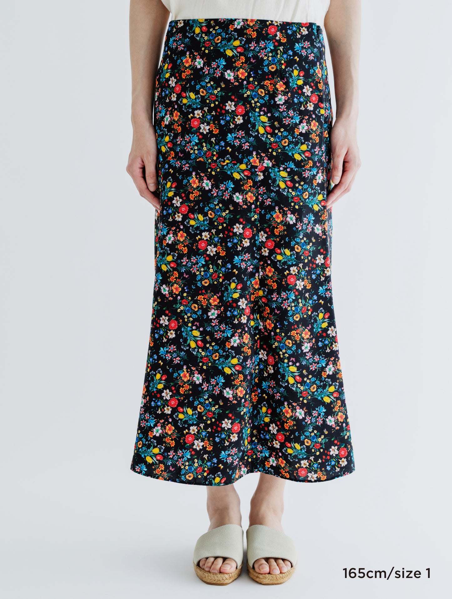 【NEW COLOR / WHITE】BEAUTIFUL SKIRT (FLOWER)