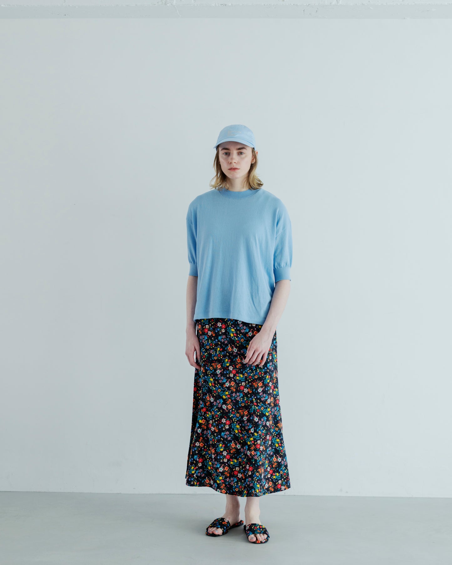 【NEW COLOR / WHITE】BEAUTIFUL SKIRT (FLOWER)