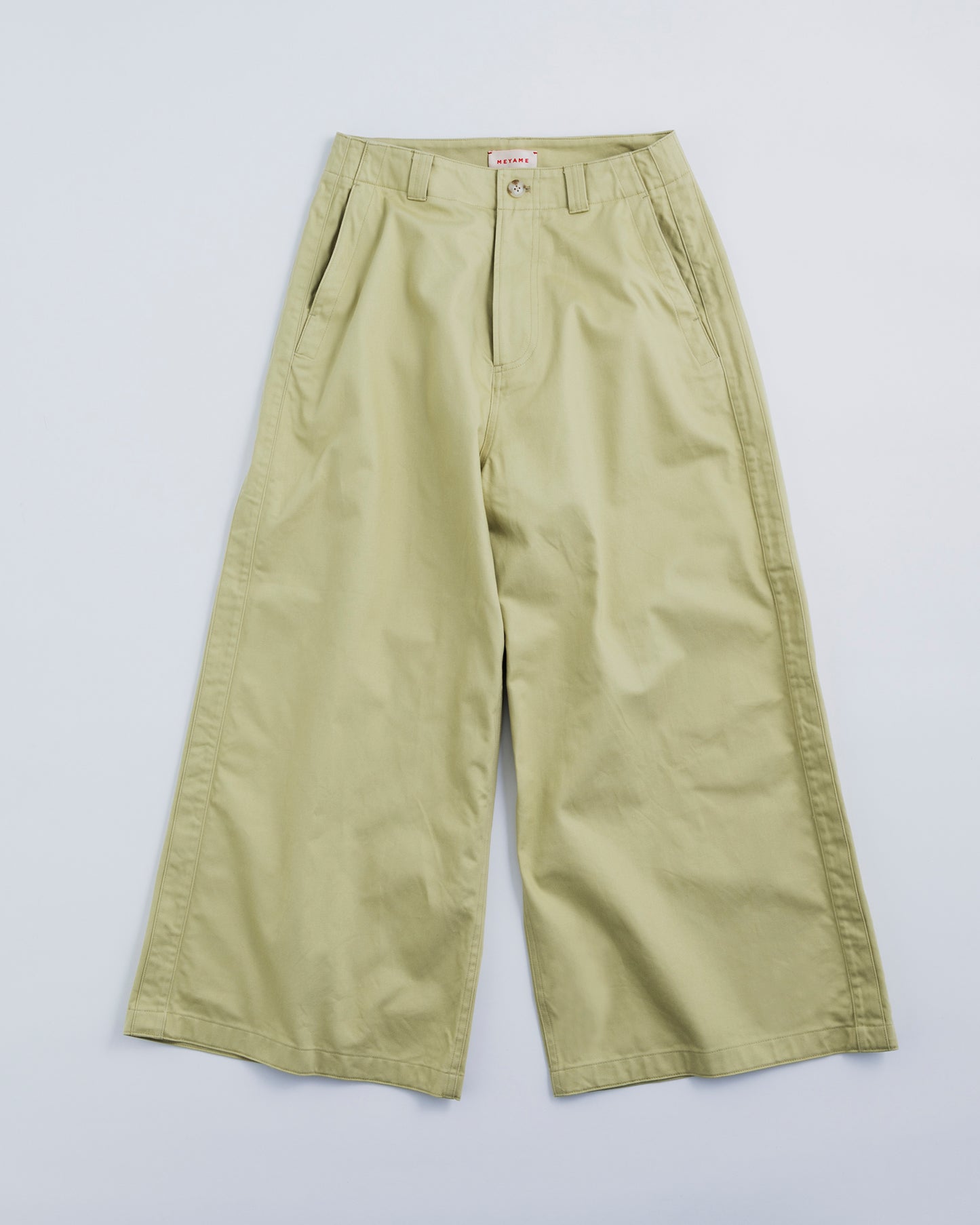 SIDE LINE WIDE PANTS (COTTON)