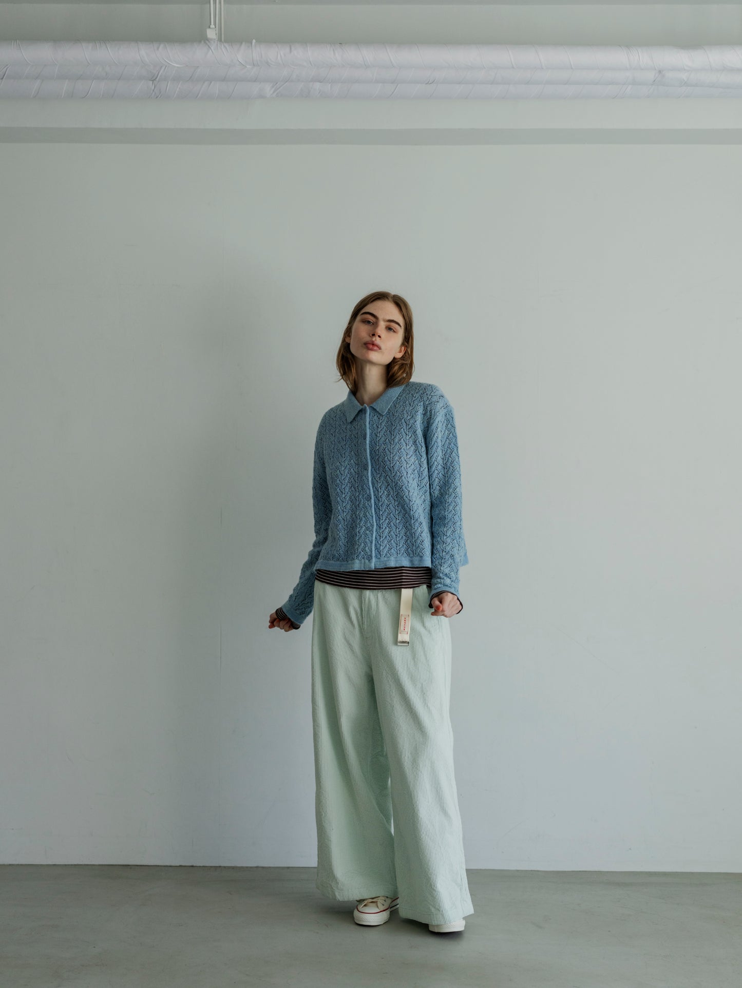 【Pre-order】CORDUROY SIDE LINE WIDE PANTS