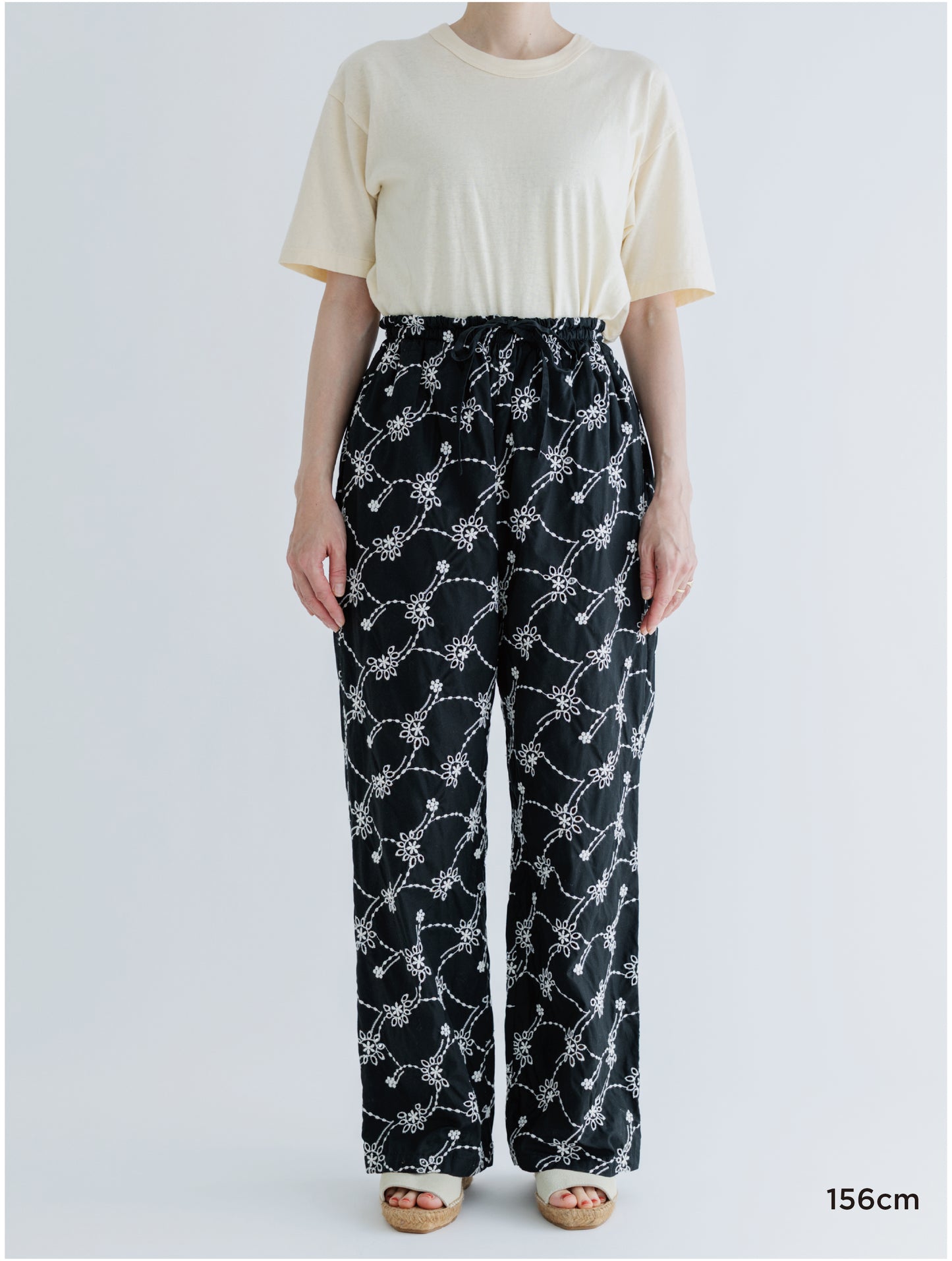 EMBROIDERED COZY PANTS