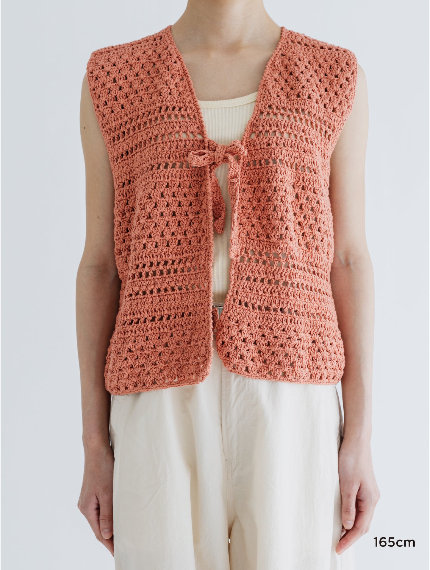 HANDMADE COTTON KNIT VEST