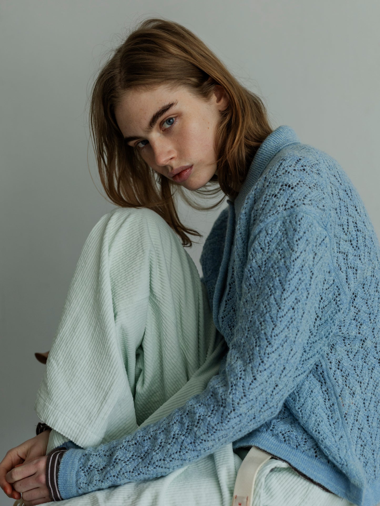 【Pre-order】WOOL LACE KNIT CARDIGAN