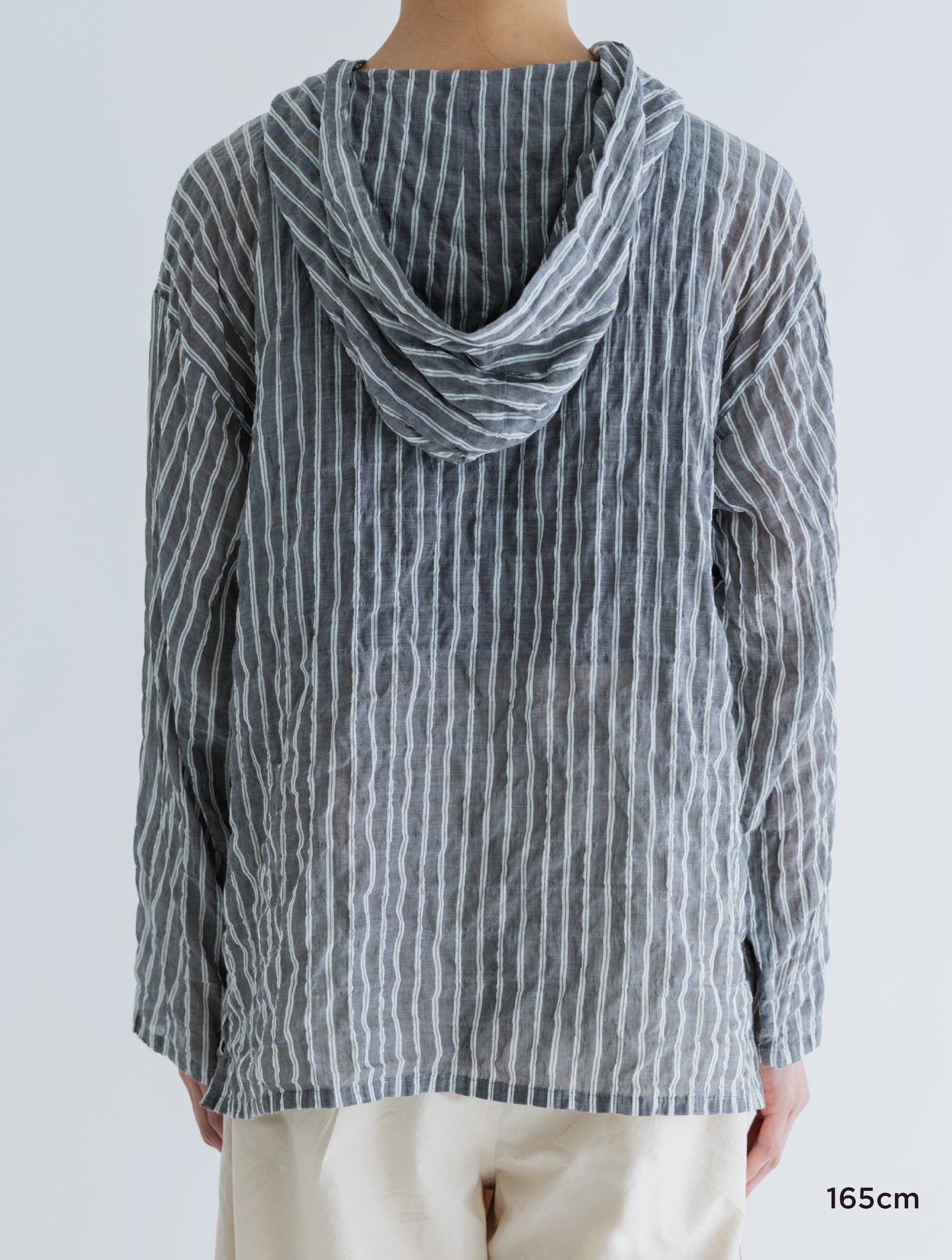 STRIPED LIGHT PARKA