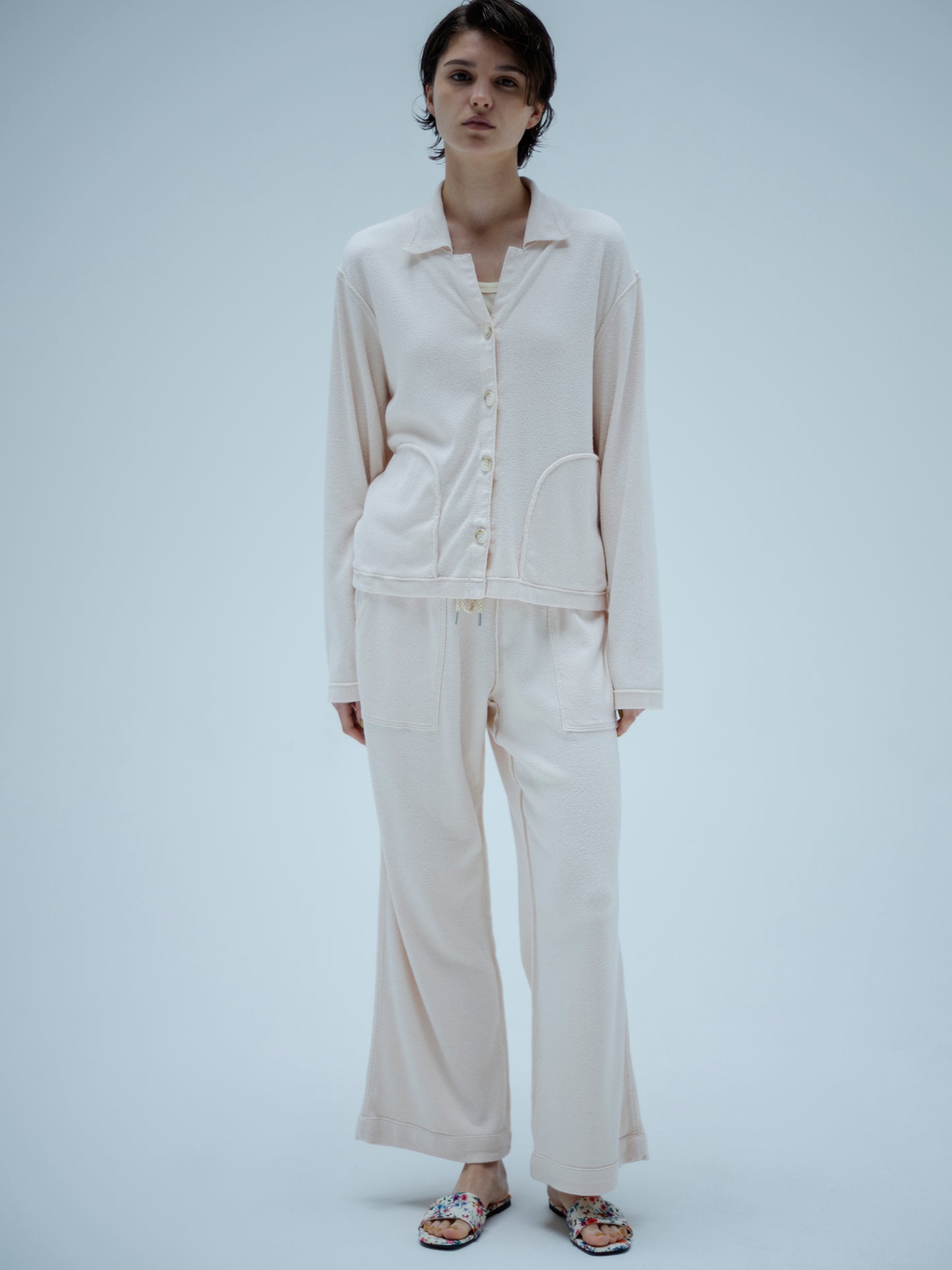 COTTON SILK OUTSEAM JACKET