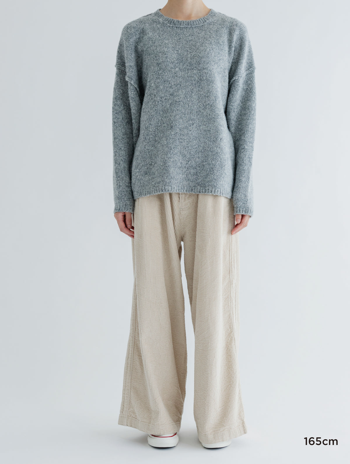 OUT LINKING FLUFFY WOOL PULLOVER