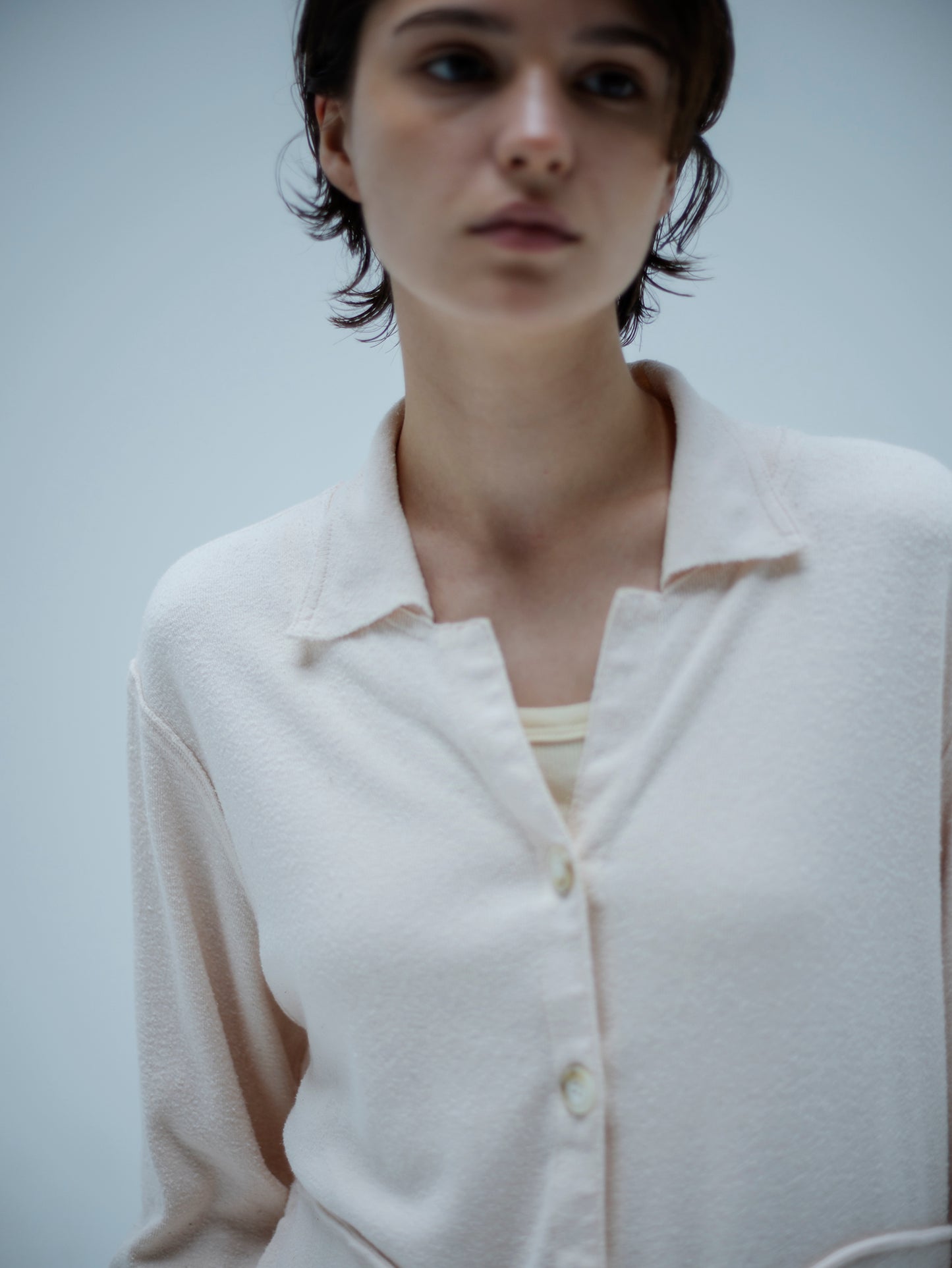 COTTON SILK OUTSEAM JACKET