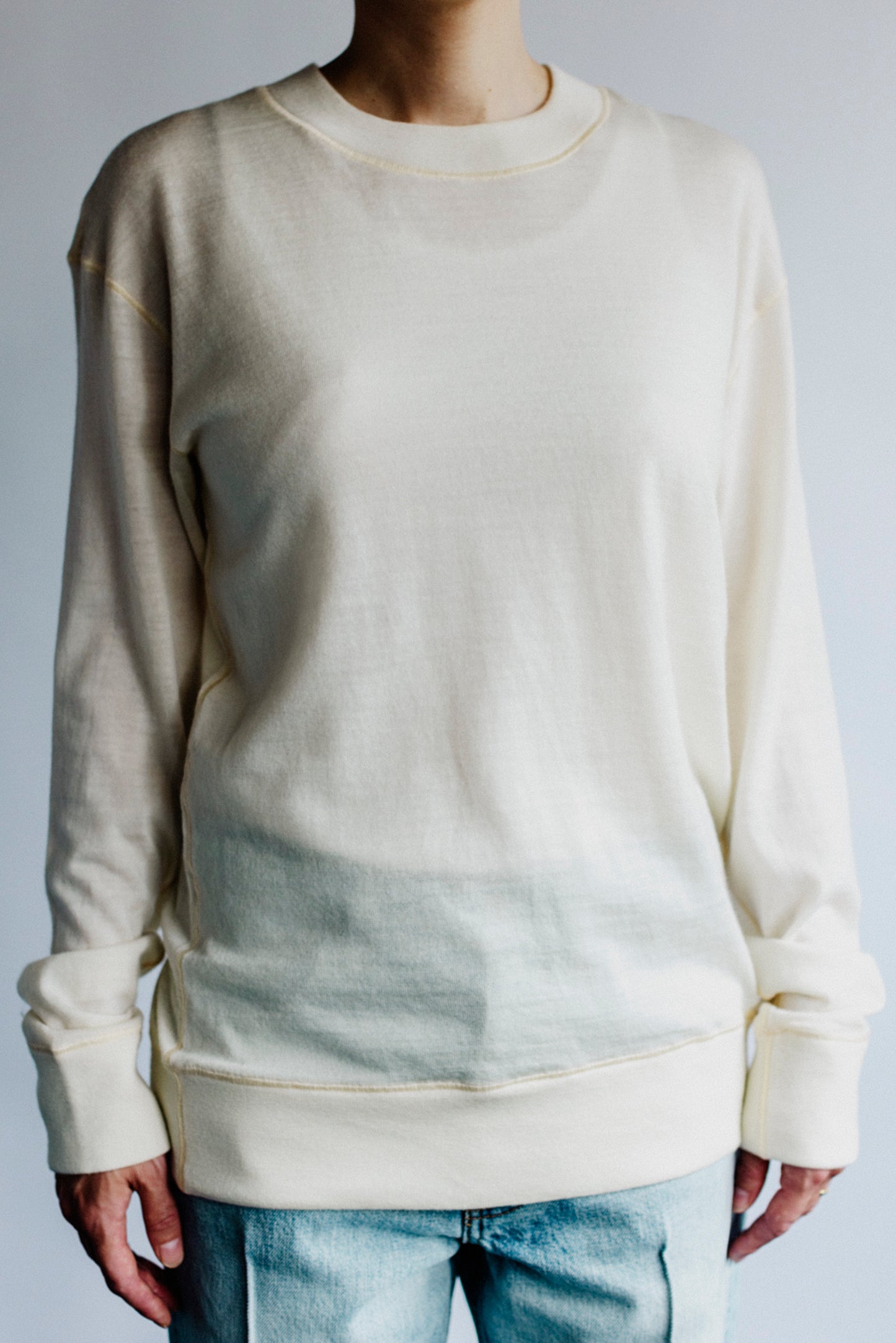 WASHABLE WOOL PULLOVER