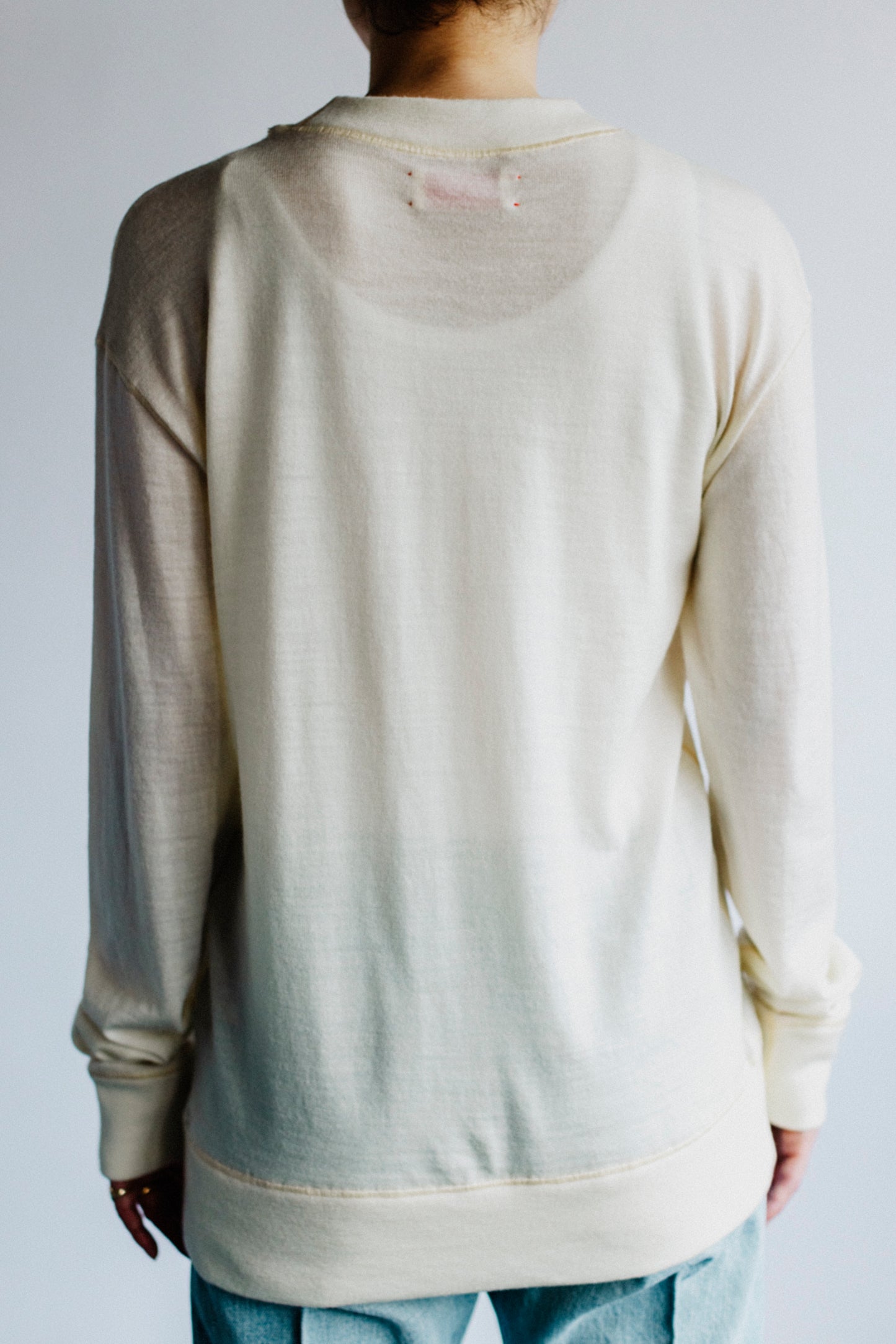 WASHABLE WOOL PULLOVER