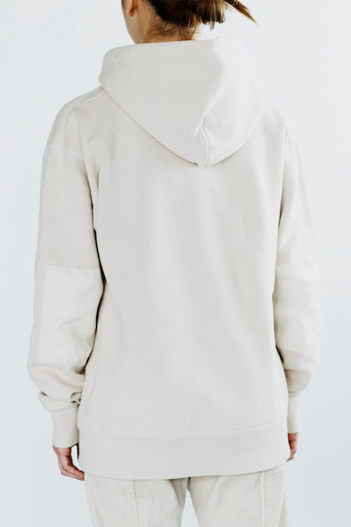ELBOW PATCH HOODIE