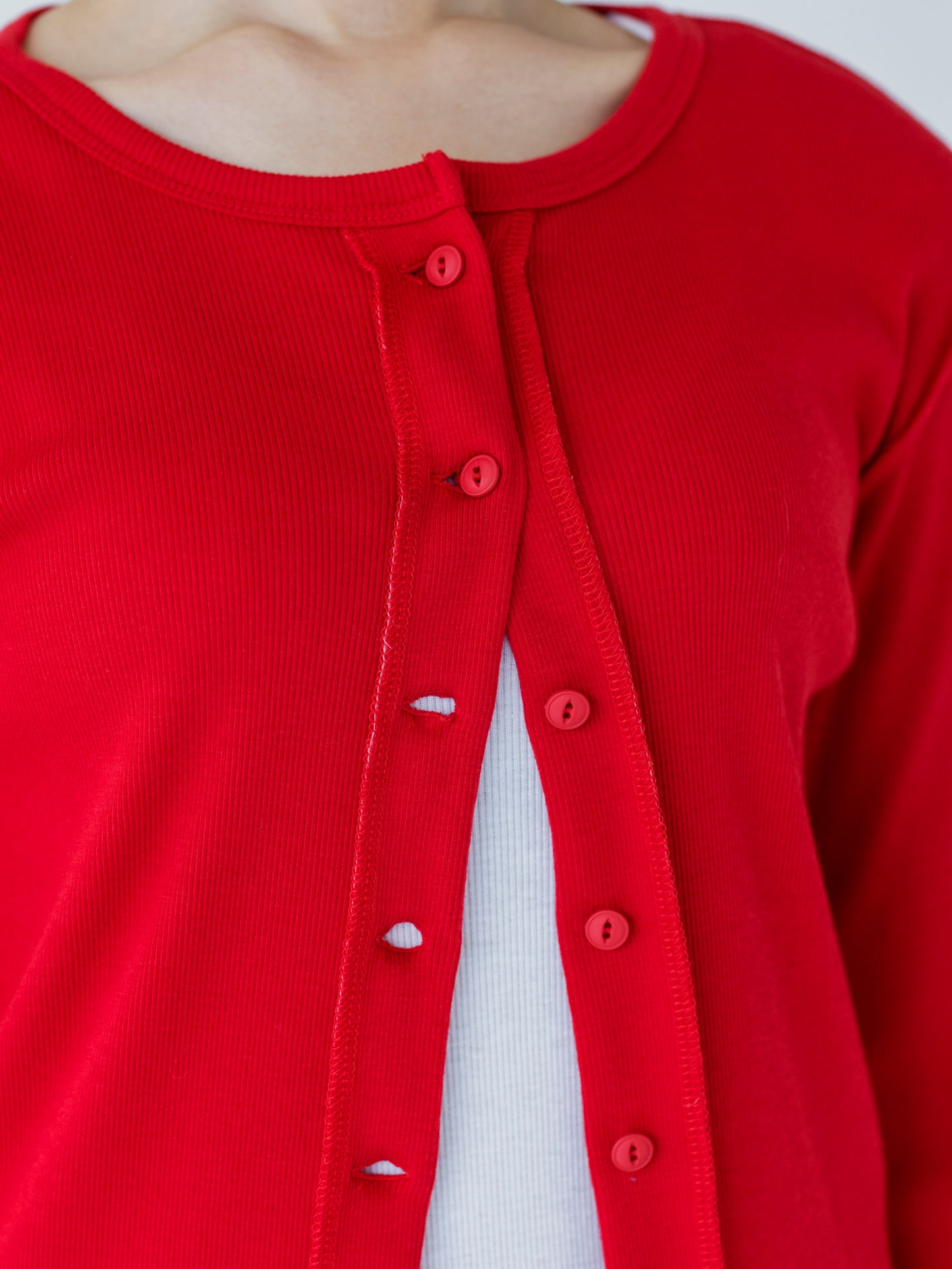 SOFT RIB SIDE STITCH CARDIGAN