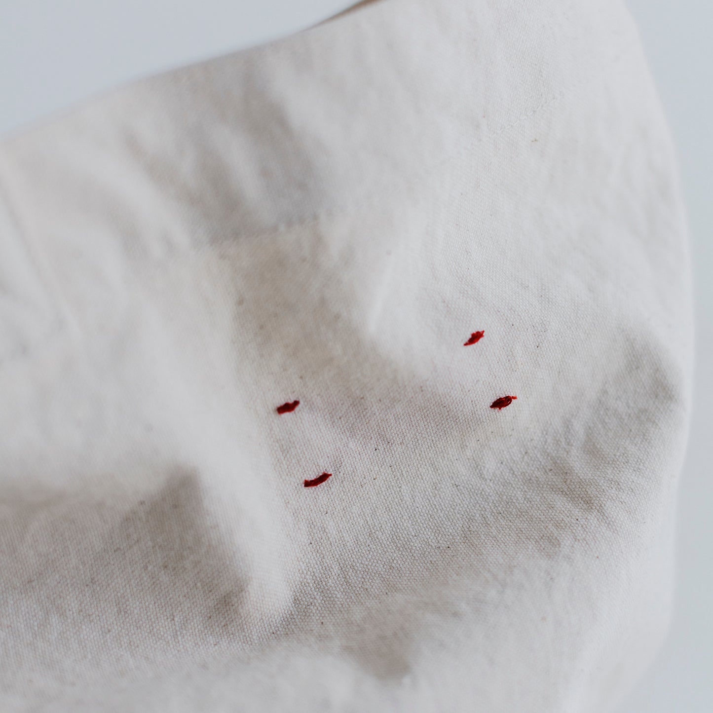 CANVAS BIG TOTE WITH USED BADGE