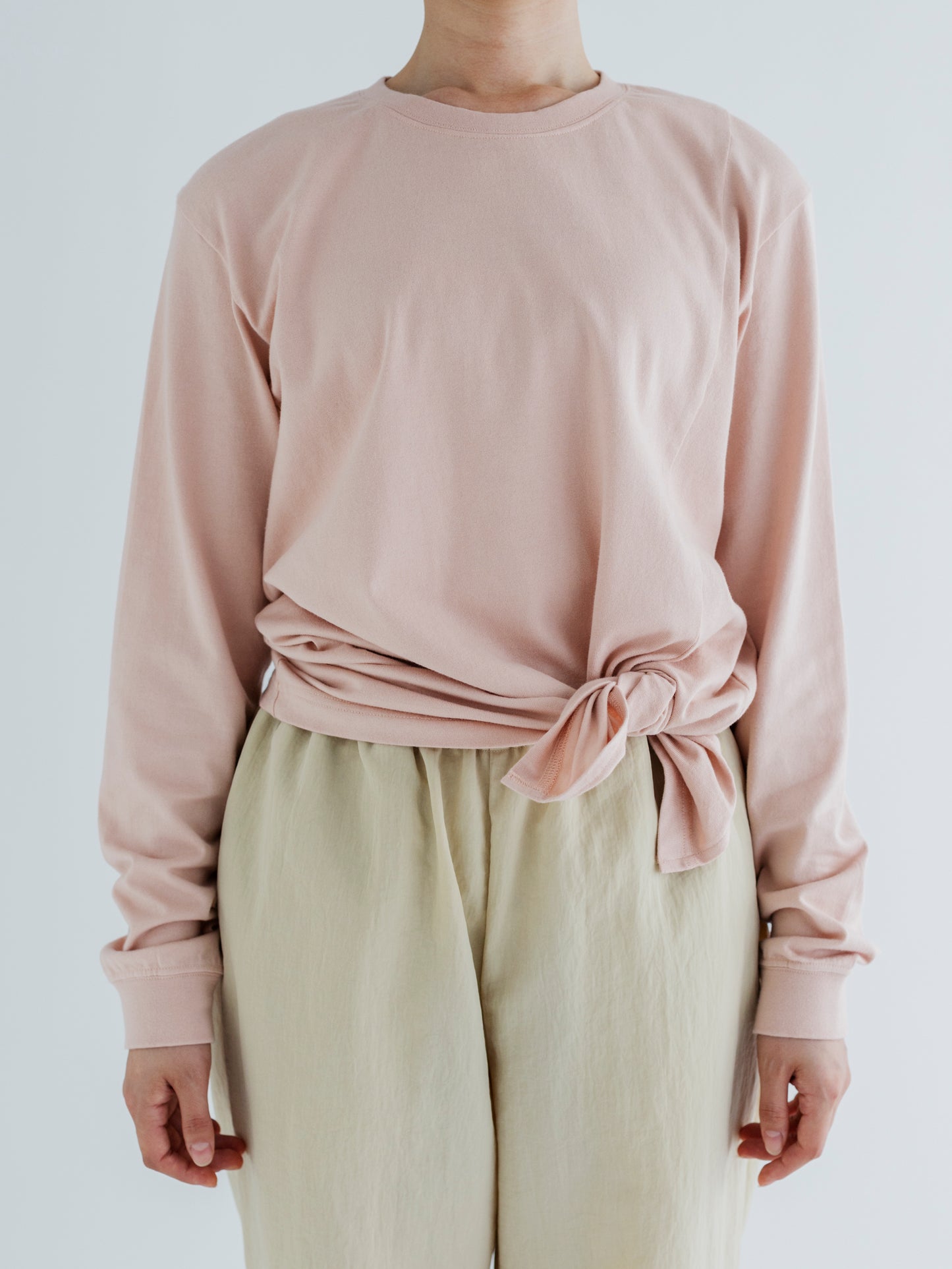 SLIT LONG SLEEVE TEE