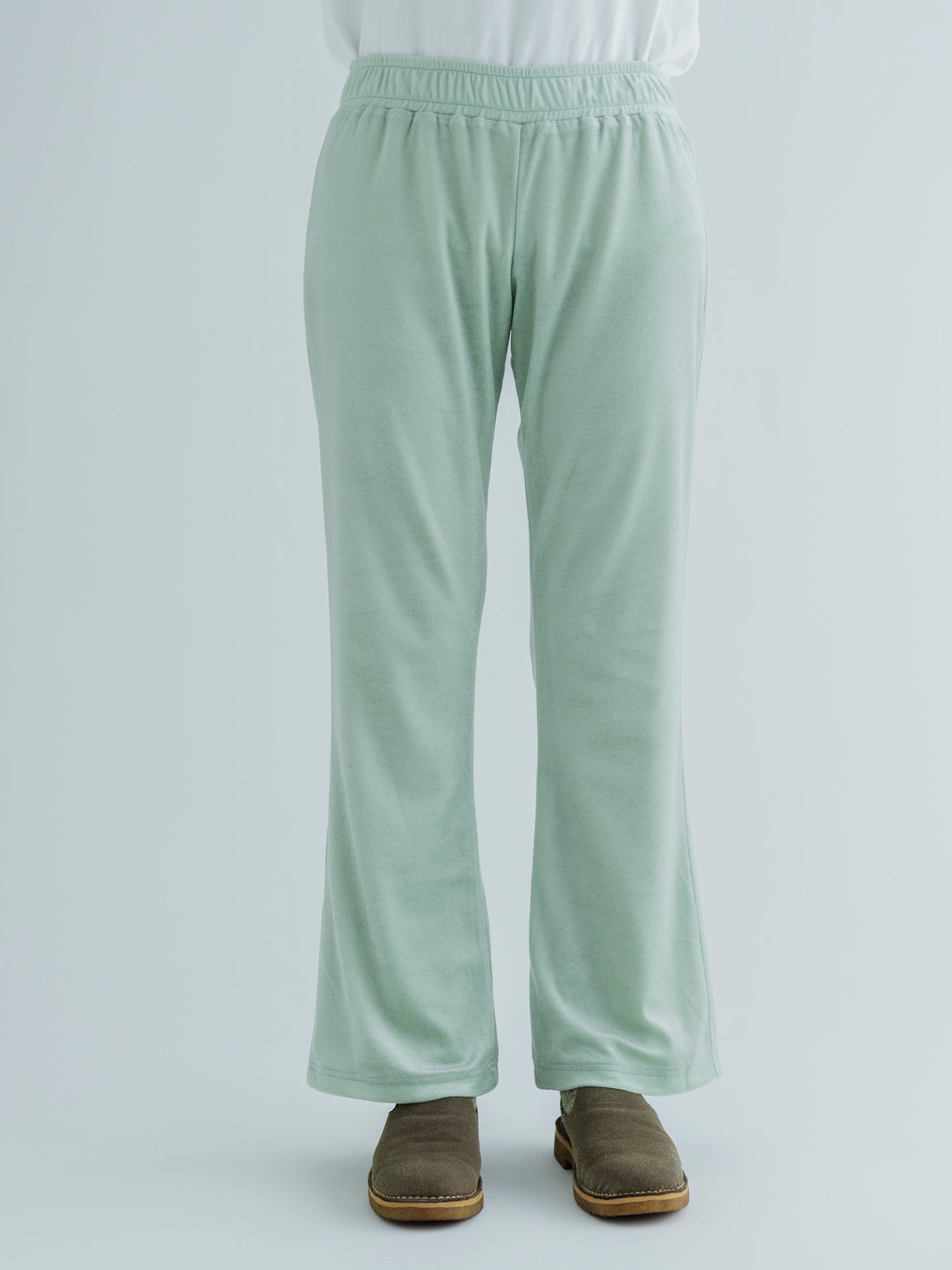 VELOUR FLARE PANTS