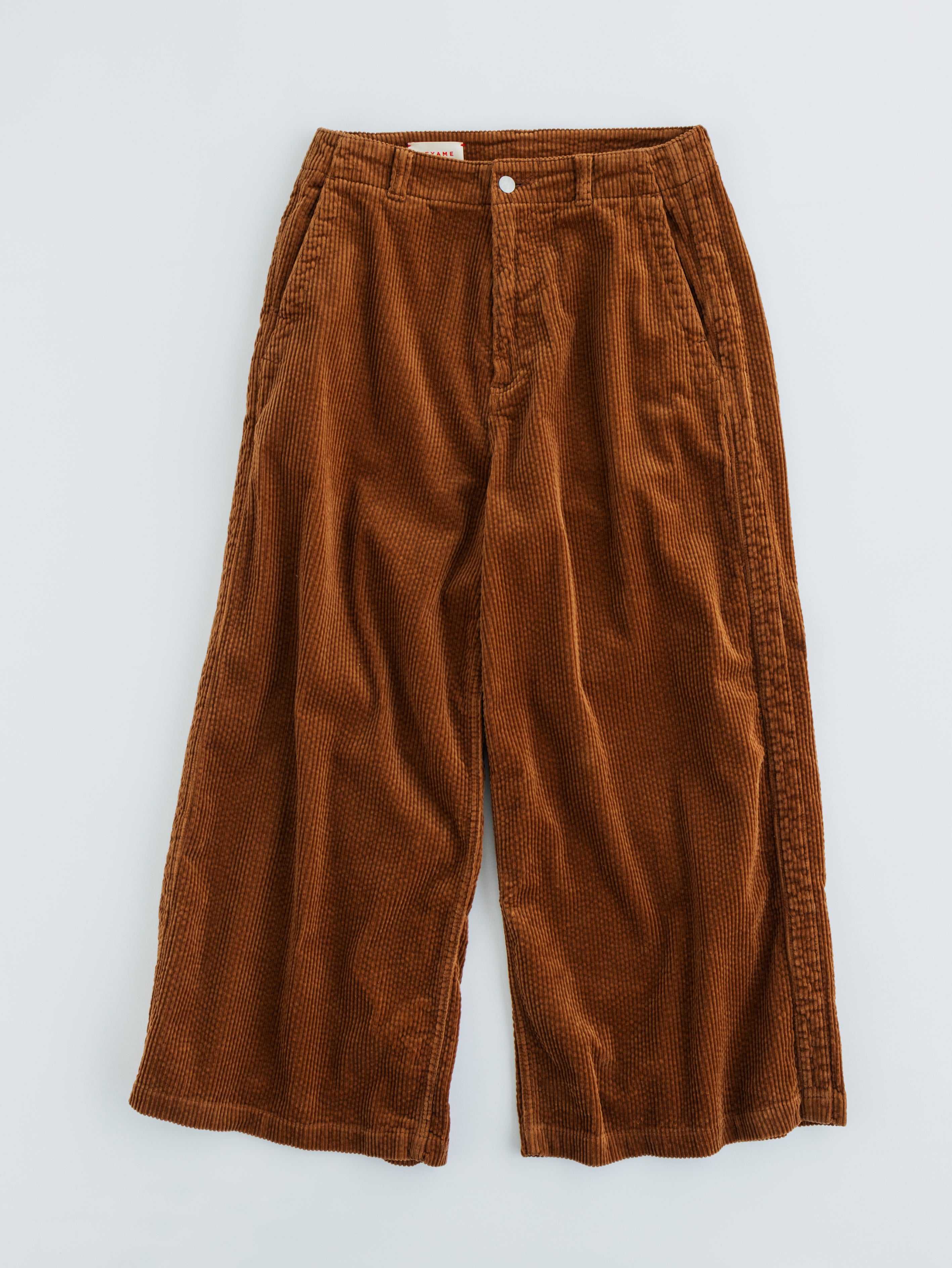 CORDUROY SIDE LINE WIDE PANTS – MEYAME