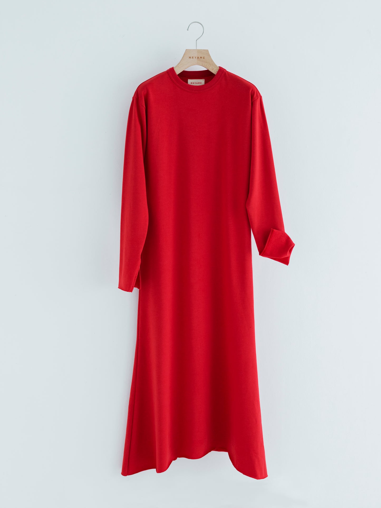 A-LINE SLEEVE SLIT DRESS