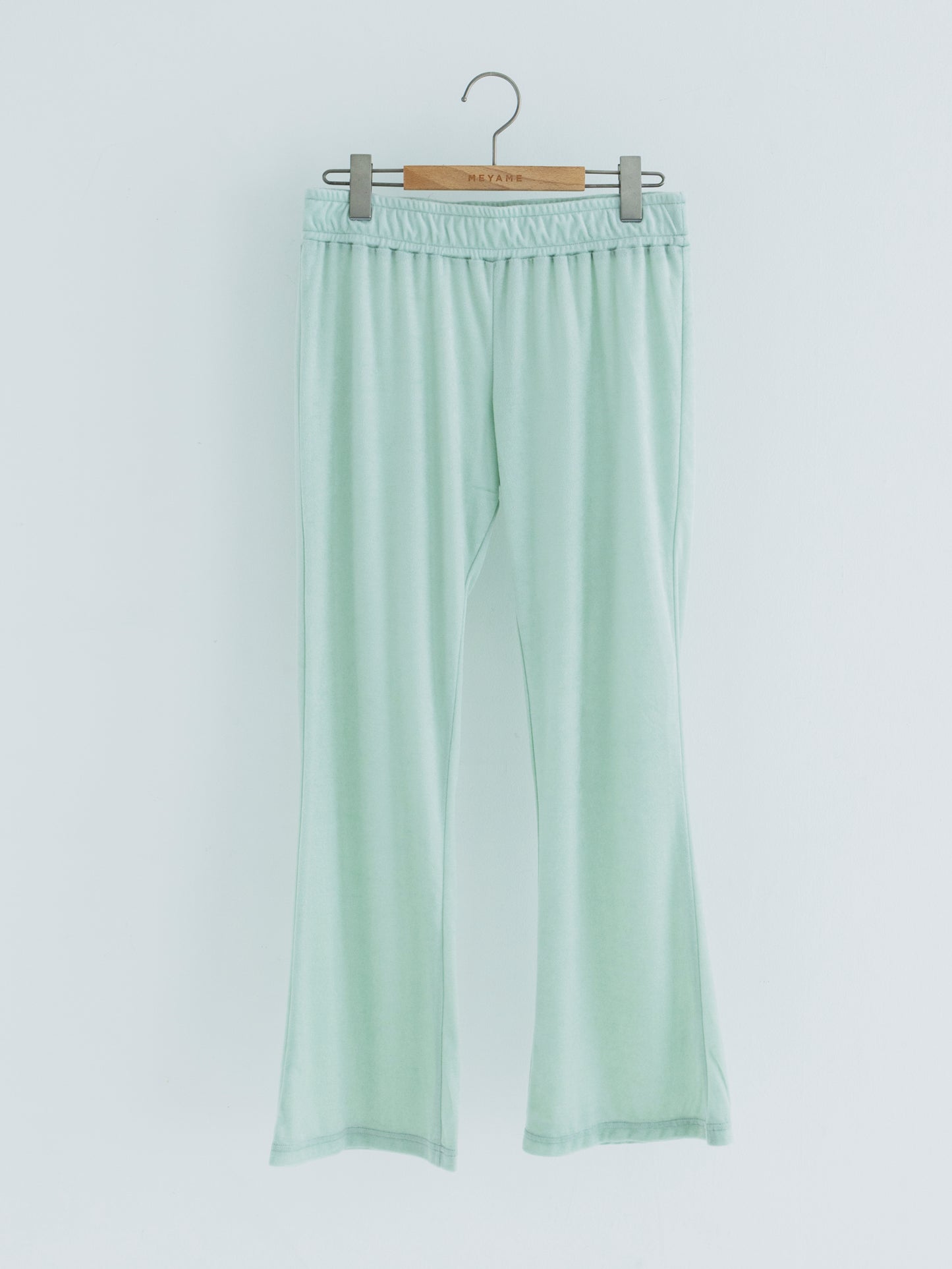 VELOUR FLARE PANTS