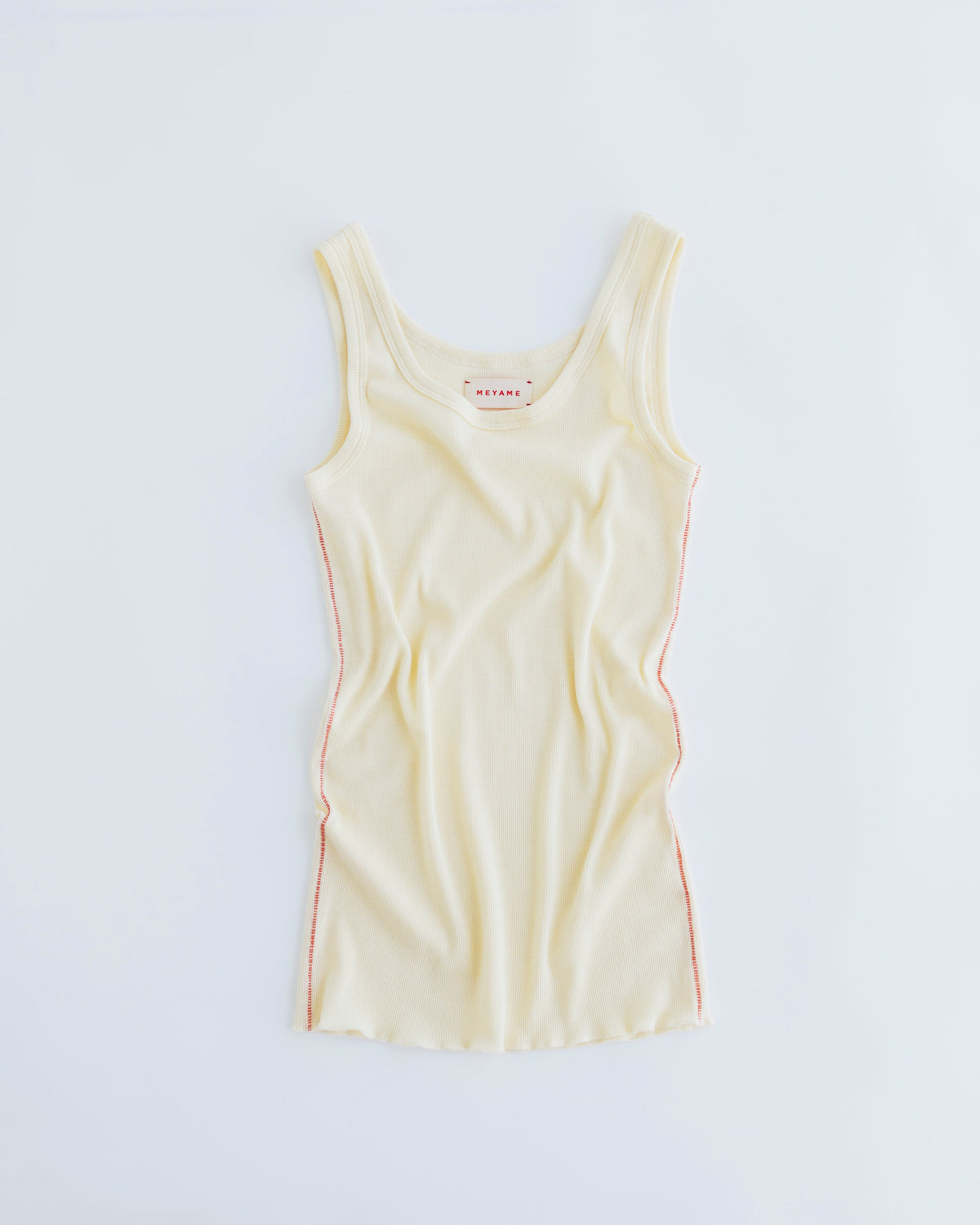 SIDE STITCH RIB TANKTOP – MEYAME