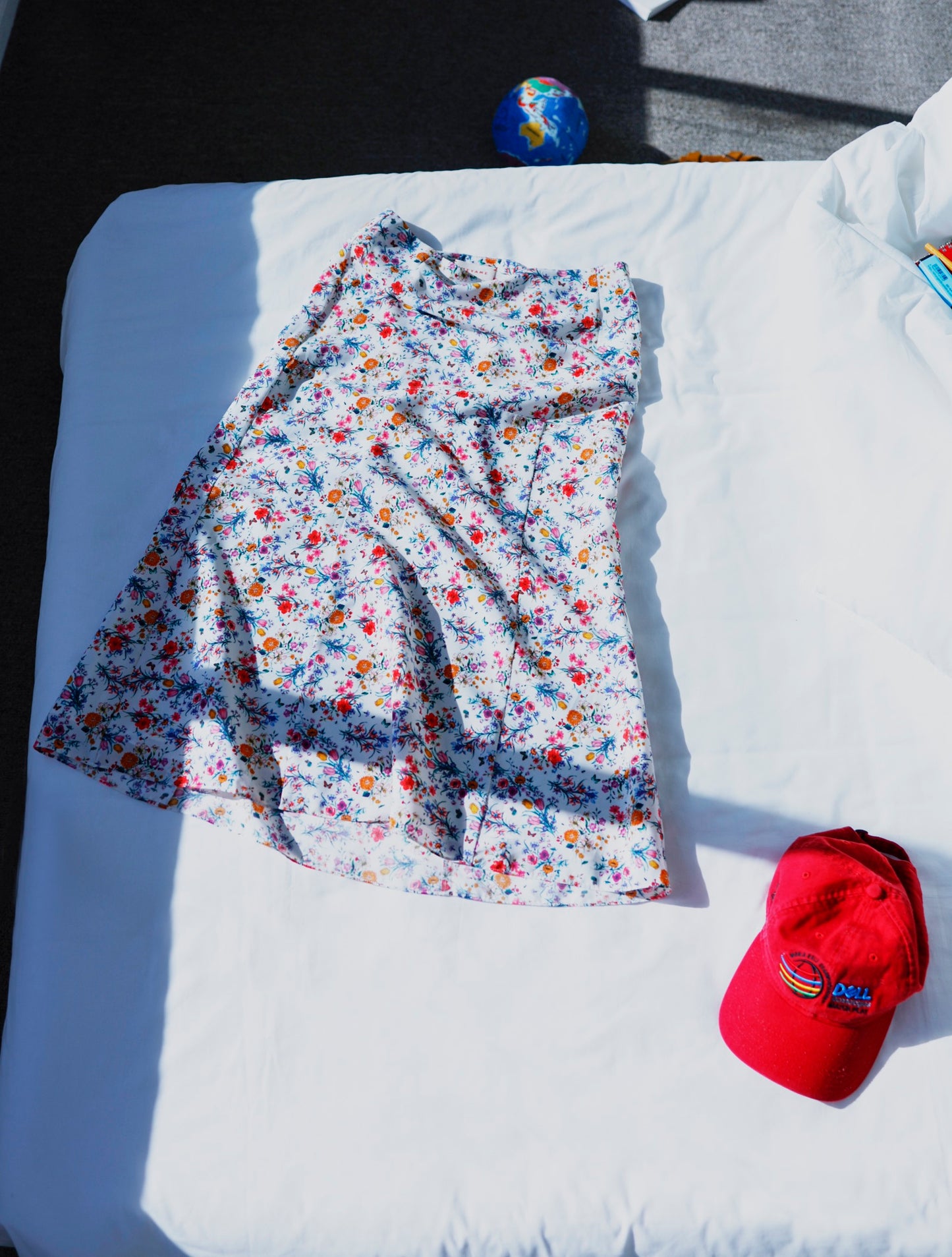 【NEW COLOR / WHITE】BEAUTIFUL SKIRT (FLOWER)