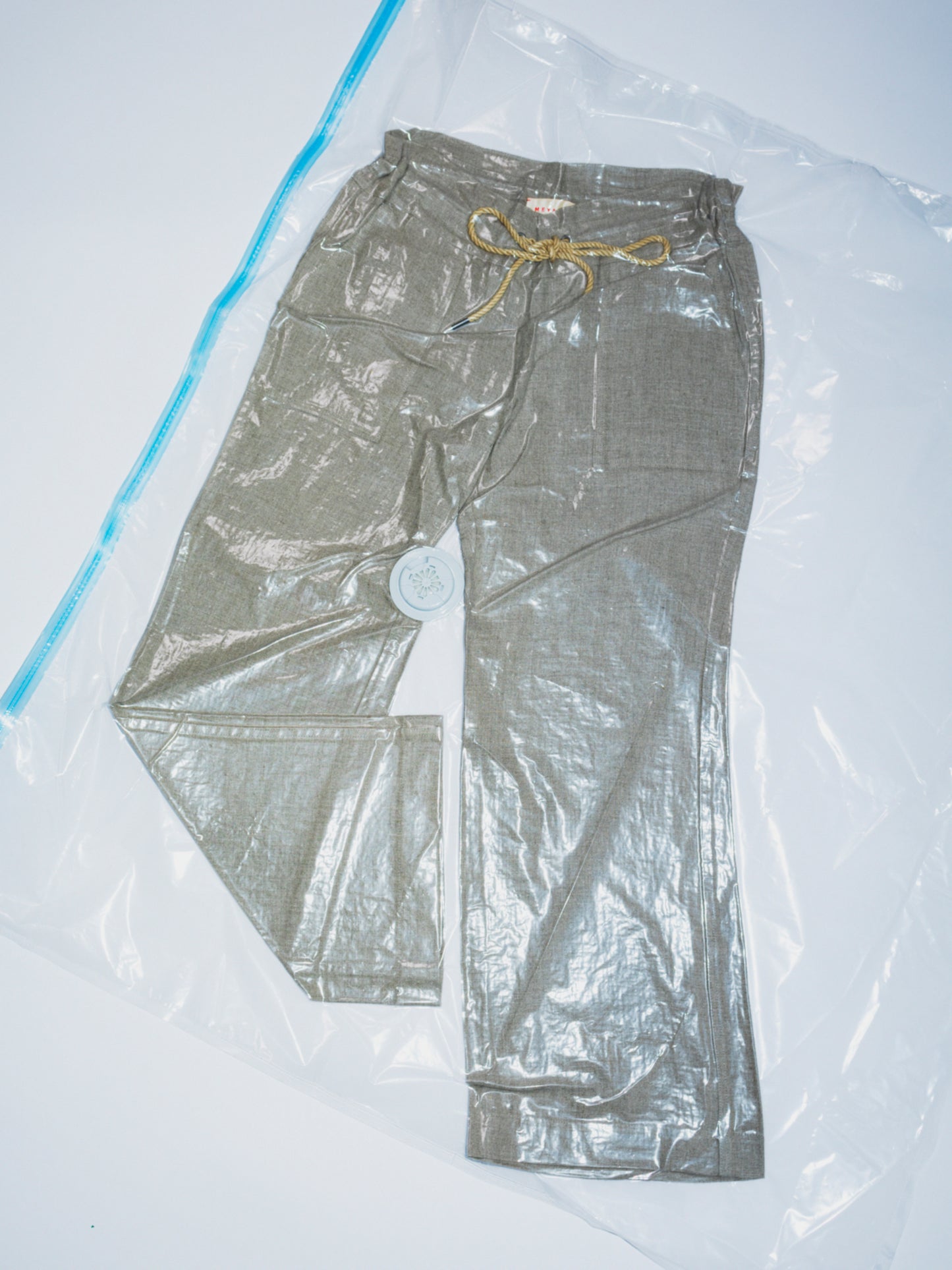 LINEN COMFORTABLE DRAWCODE PANTS