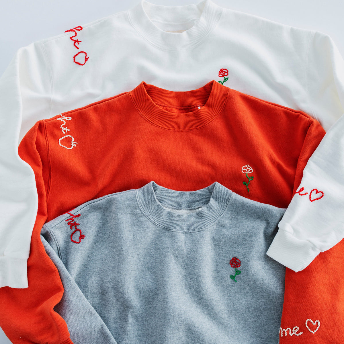 HAND EMBROIDERY SWEAT – MEYAME