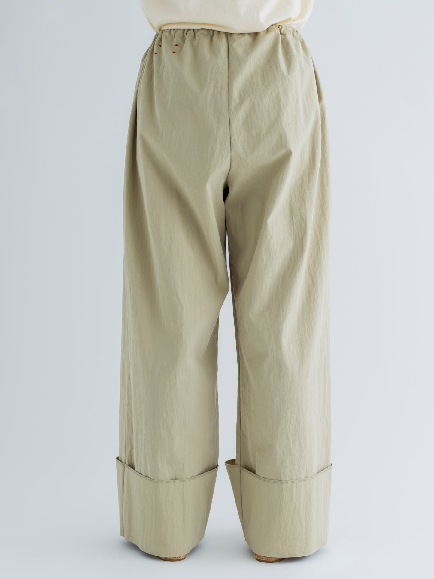 WAIST CORD WIDE PANTS