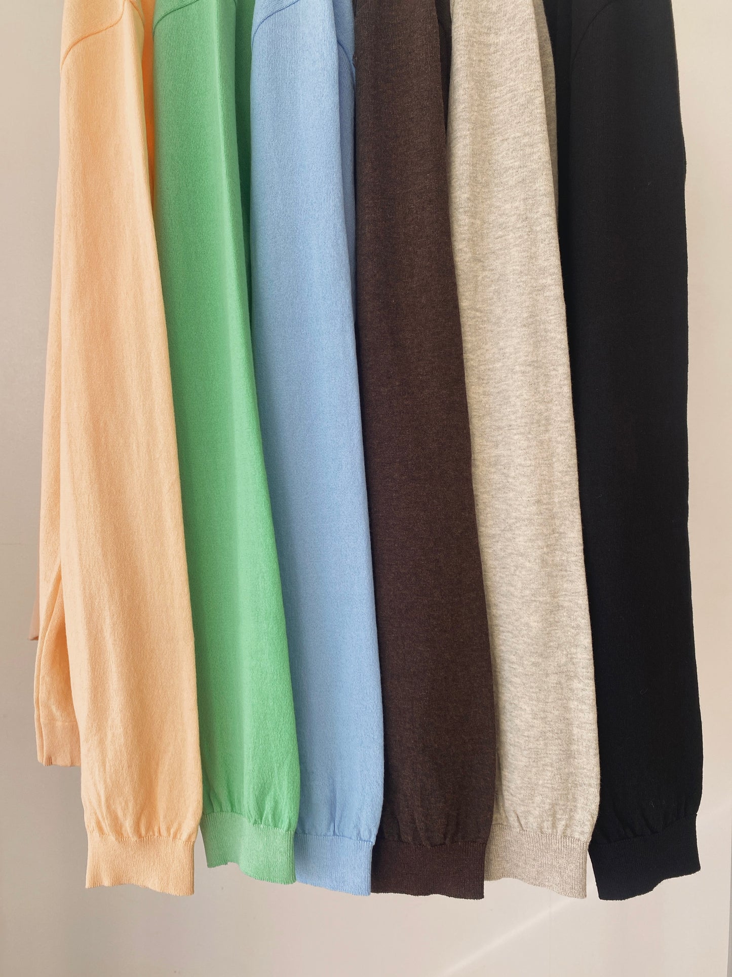 COTTON KNIT LONG SLEEVE TEE (II)