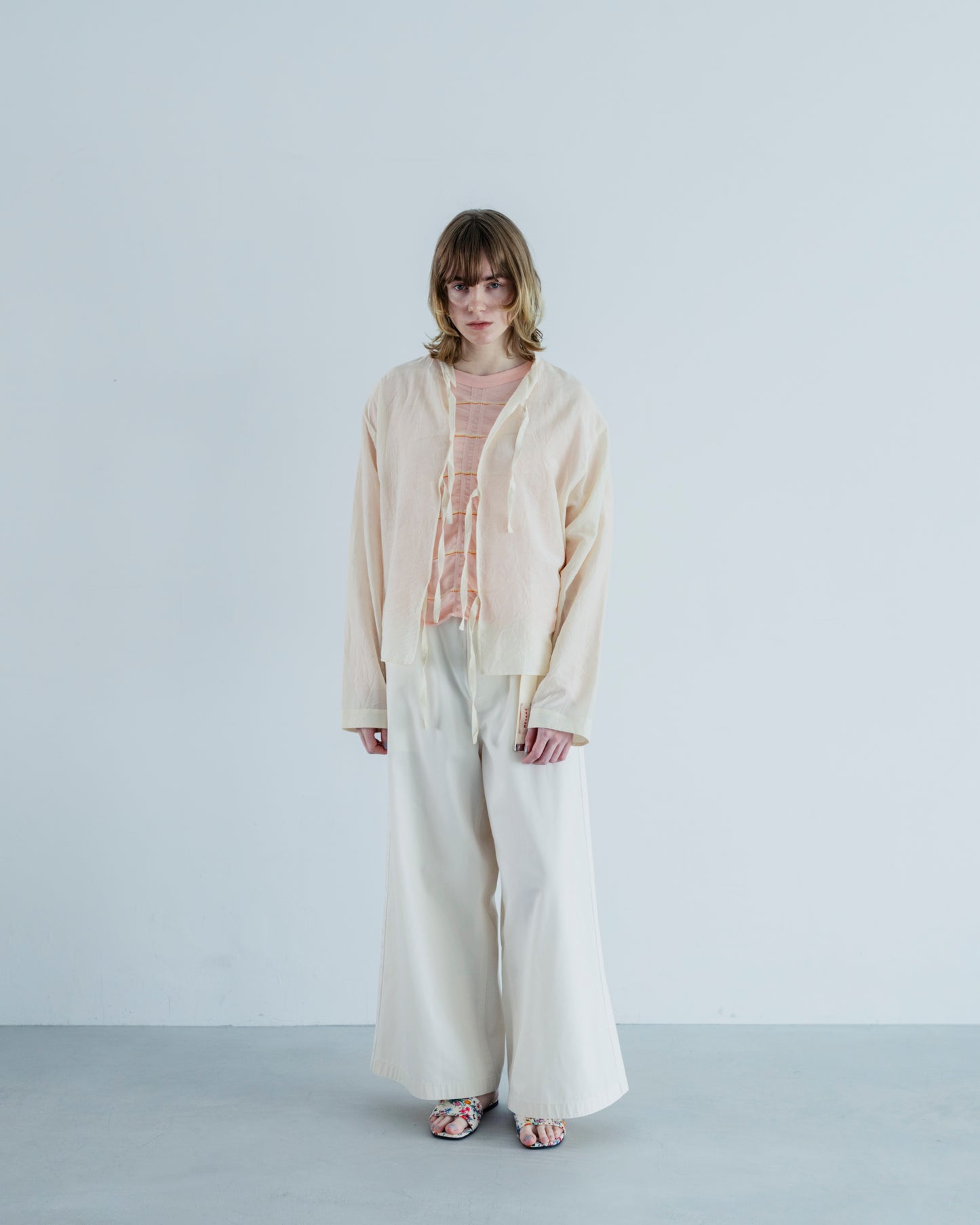 COTTON SILK BLOUSE JACKET