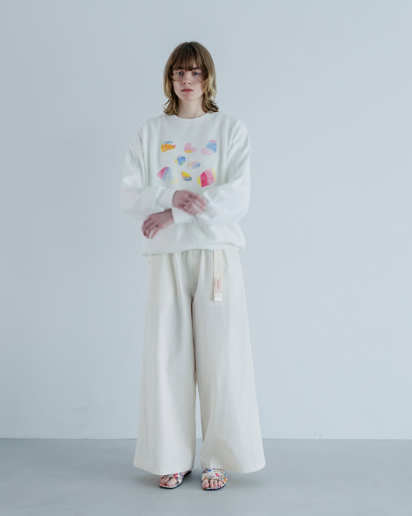 SIDE LINE WIDE PANTS