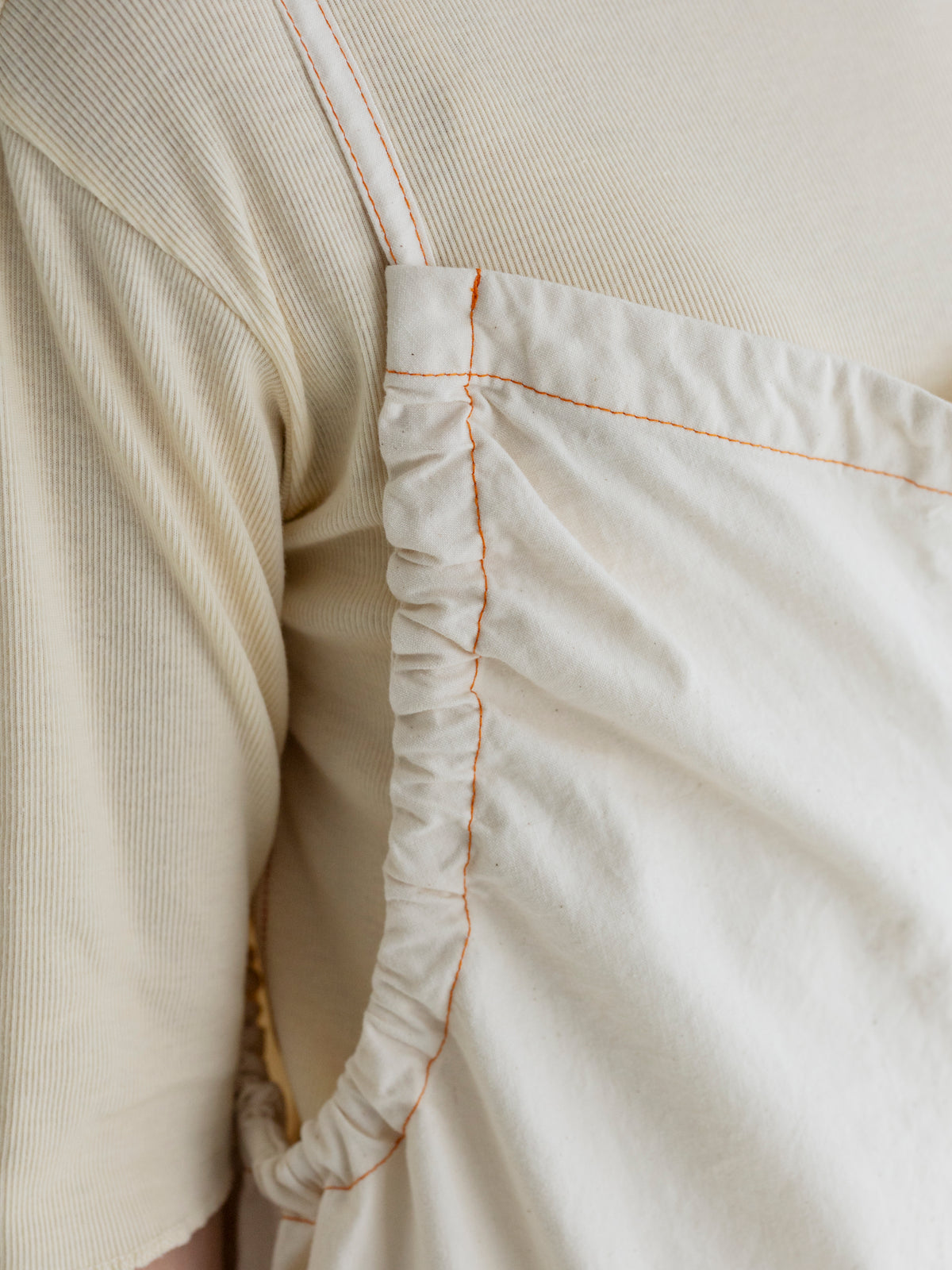 8oz CHAMBRAY COLOR STITCH GATHERED ALL IN ONE
