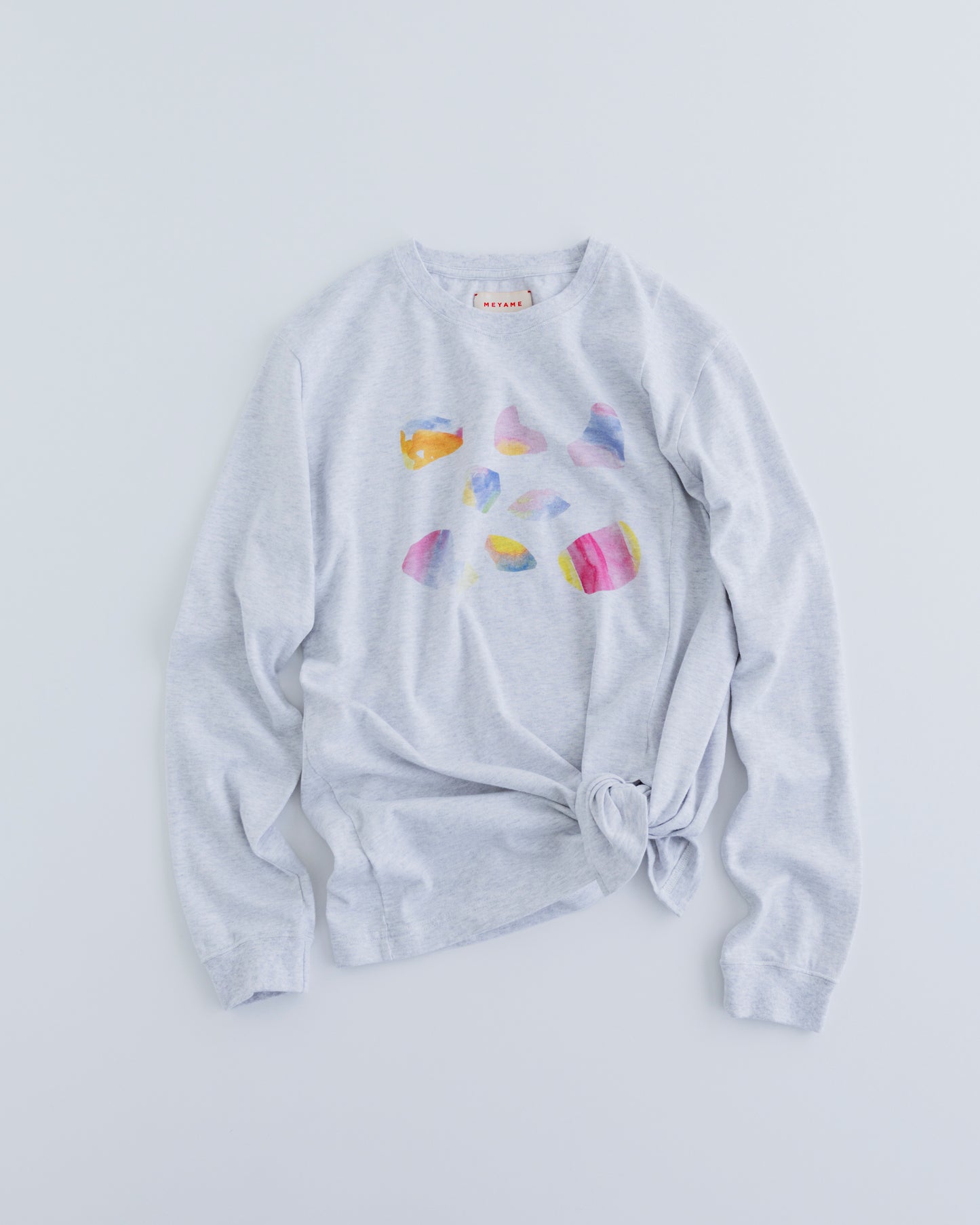 PRINT SLIT LONG SLEEVE TEE (II)