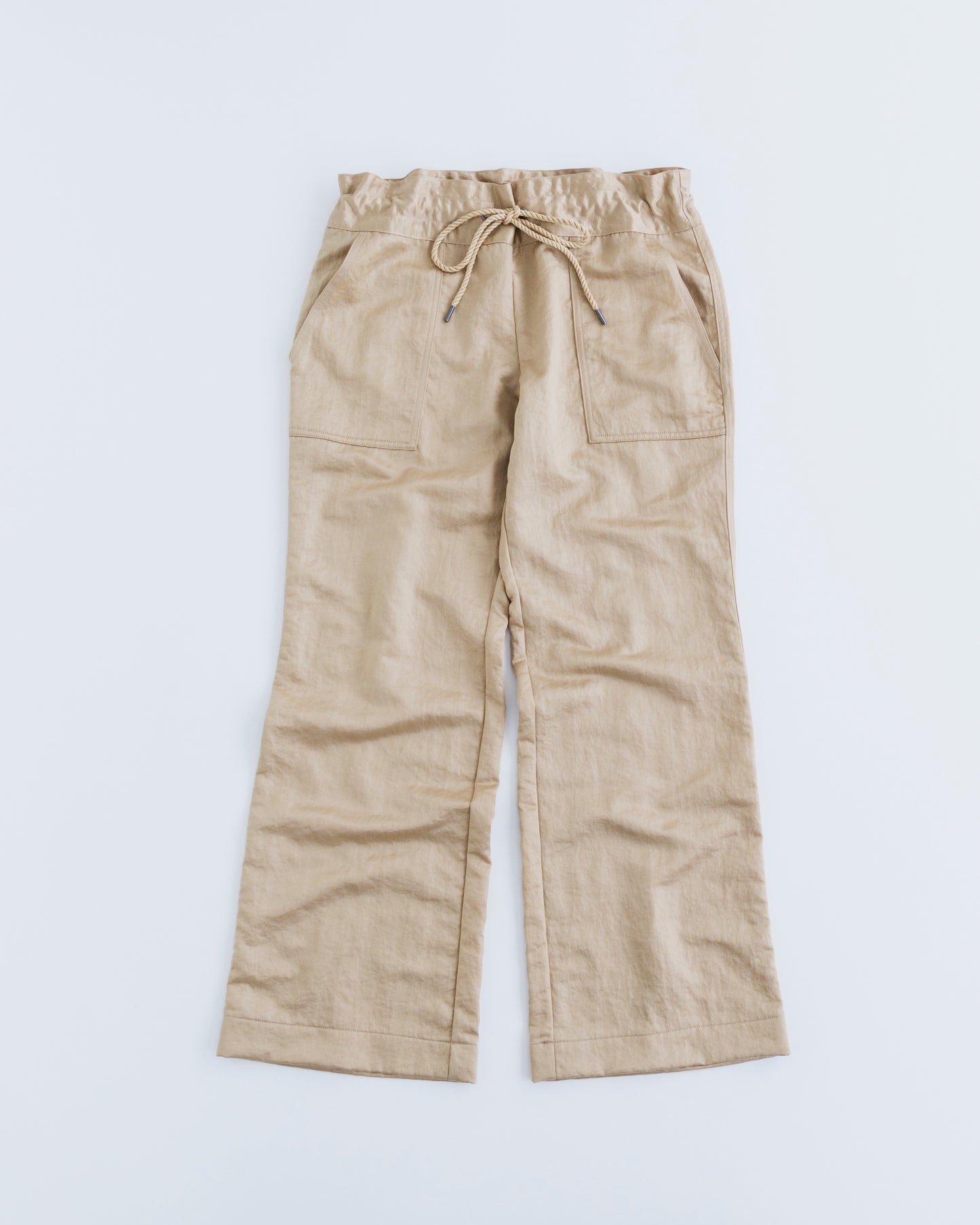 NYLON COMFORTABLE DRAWCORD PANTS