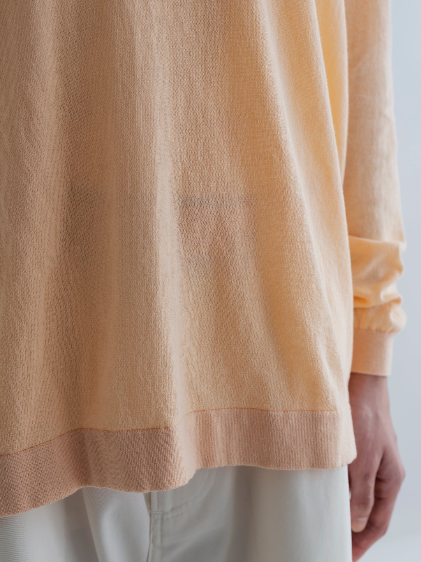 COTTON KNIT LONG SLEEVE TEE (II)