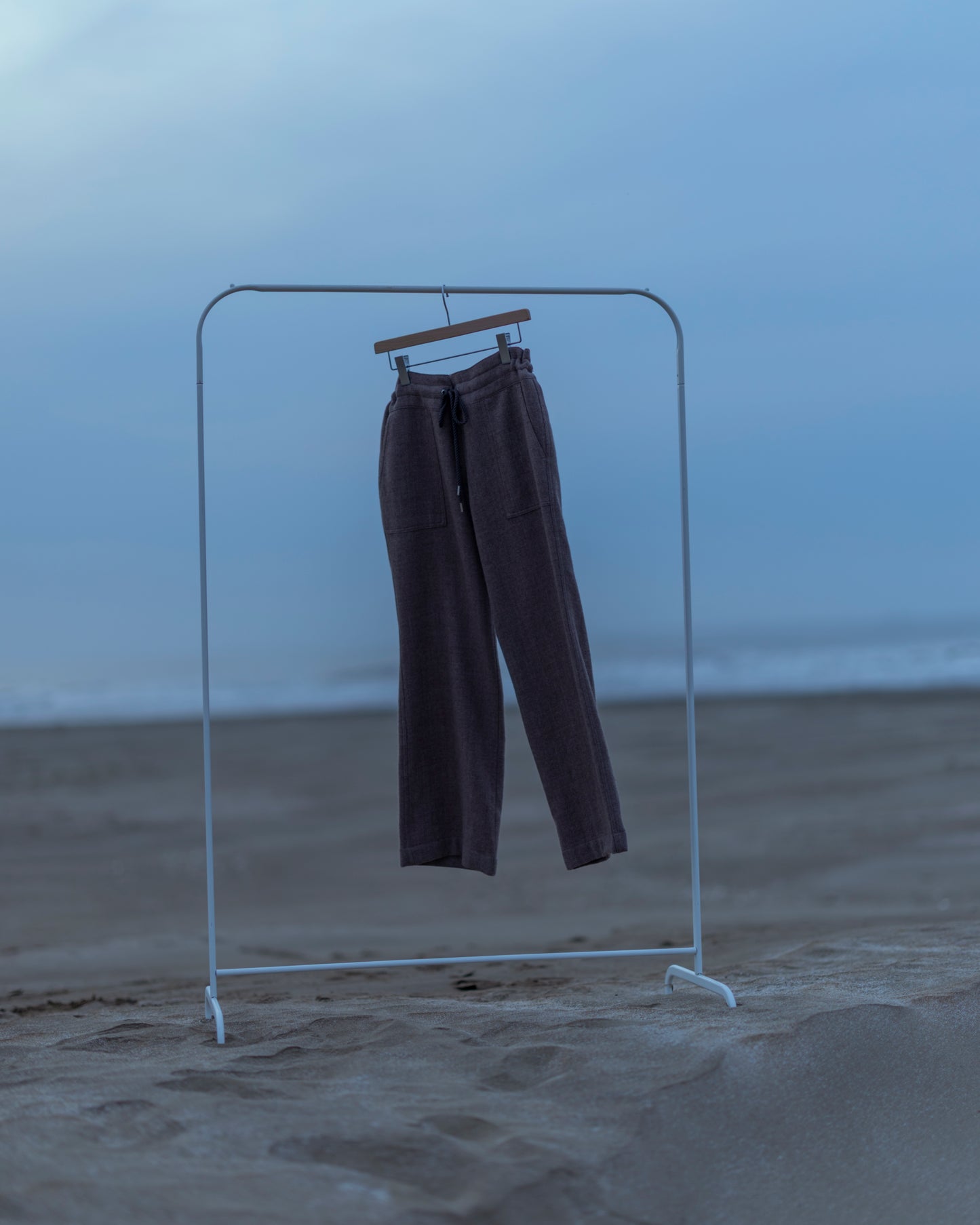 MERINO WOOL COMFORTABLE DRAWCORD PANTS
