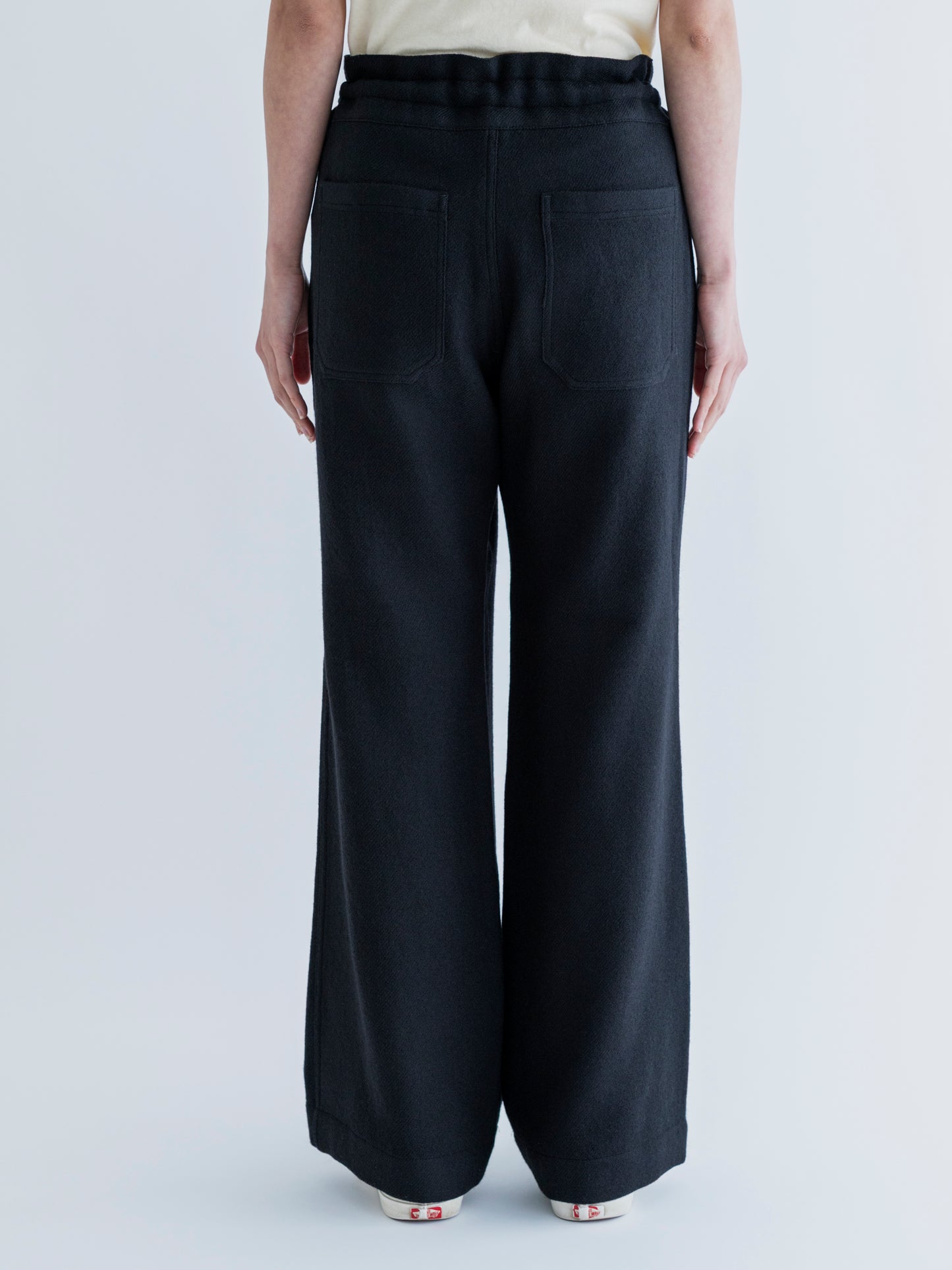 MERINO WOOL COMFORTABLE DRAWCORD PANTS