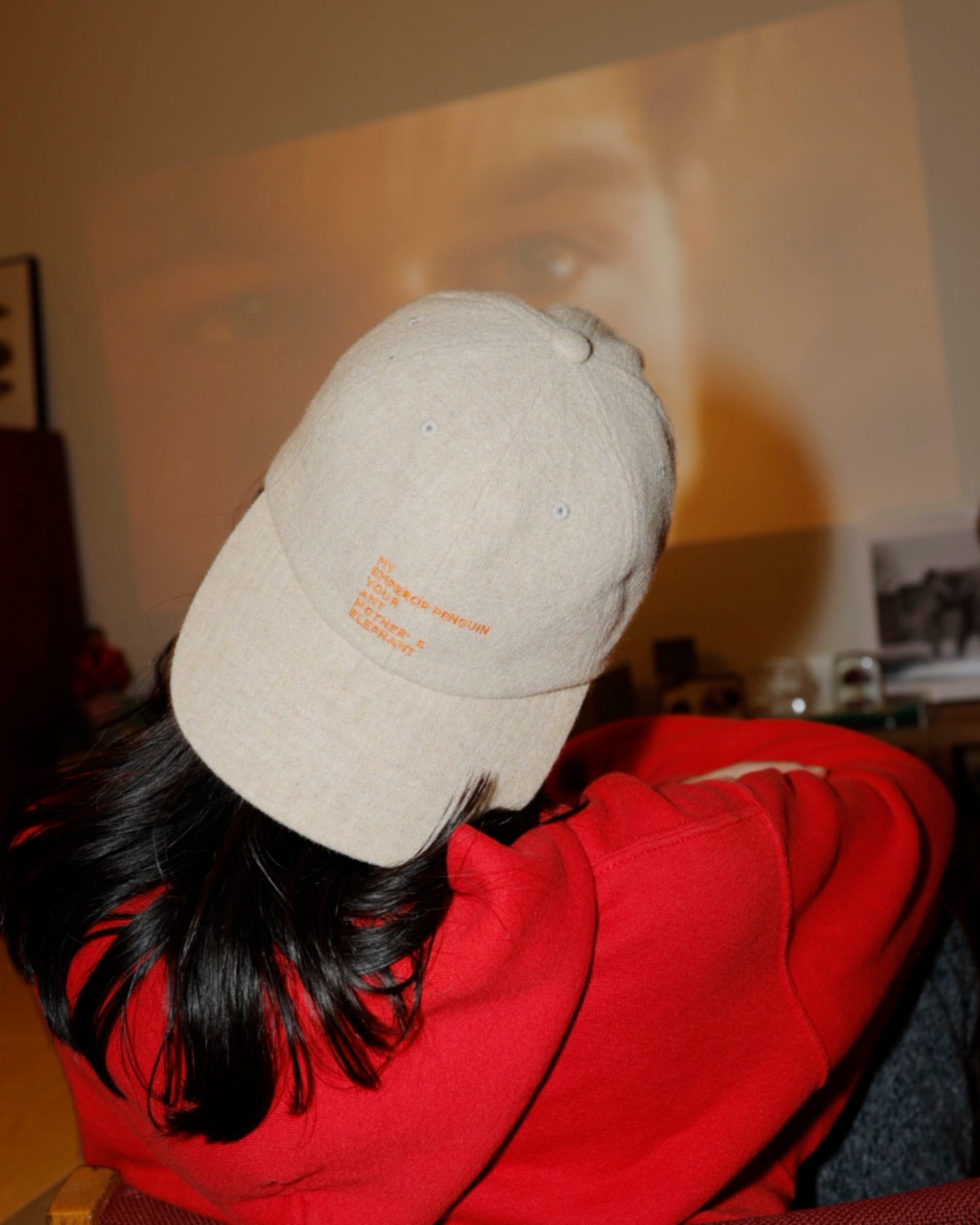 WOOL EMBROIDELY CAP (TATEYOMI)