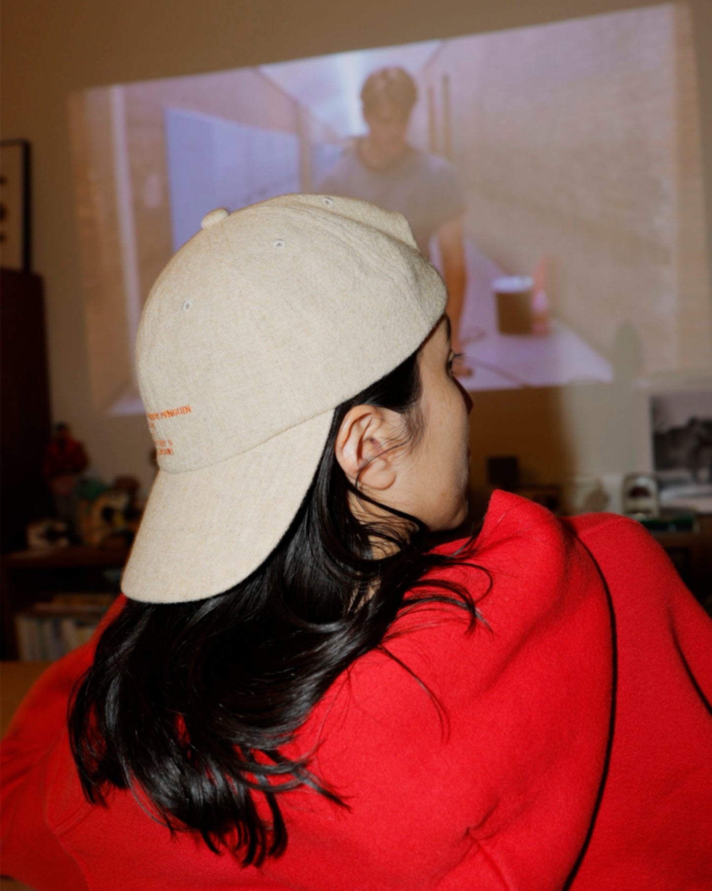 WOOL EMBROIDELY CAP (TATEYOMI)