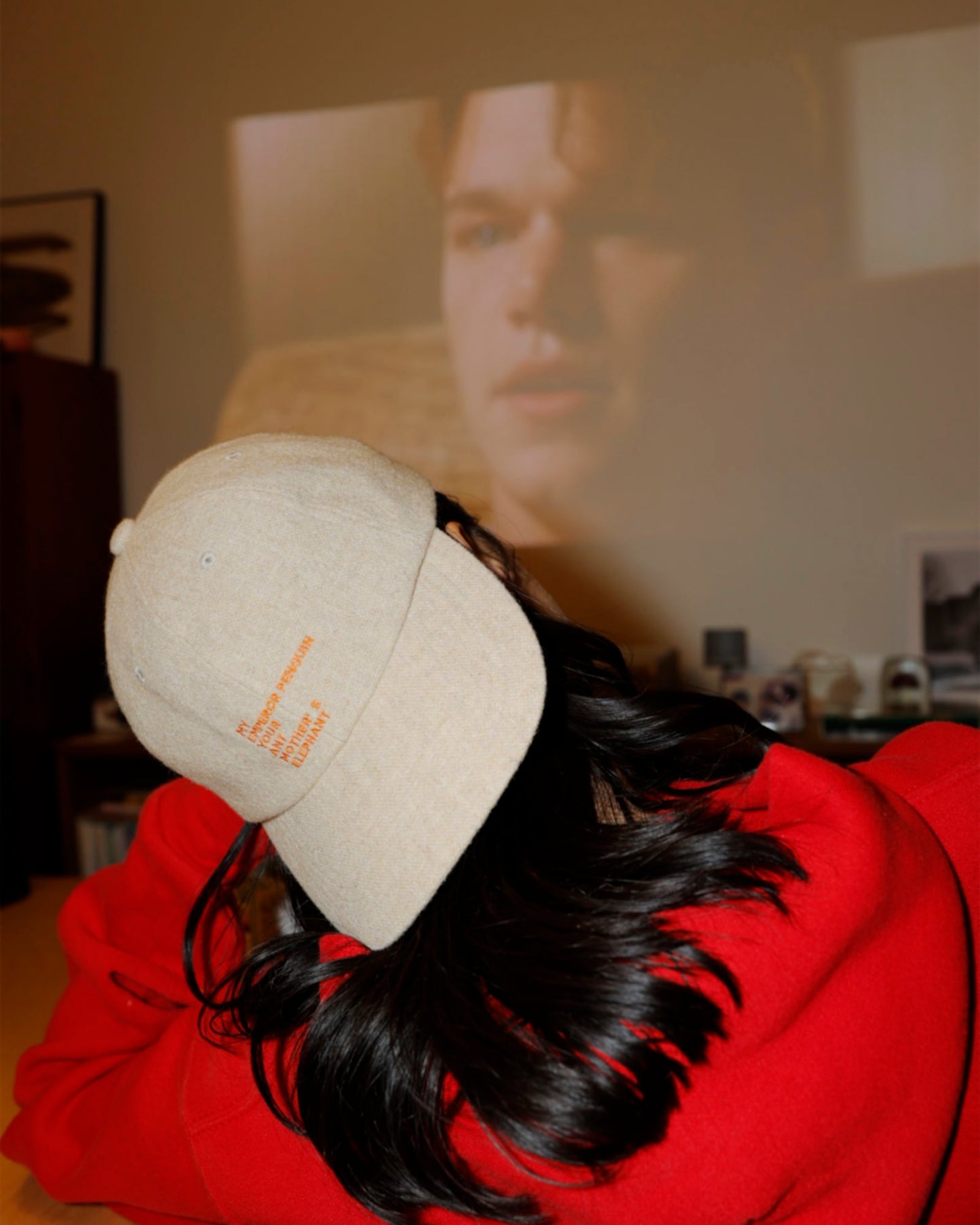 WOOL EMBROIDELY CAP (TATEYOMI)