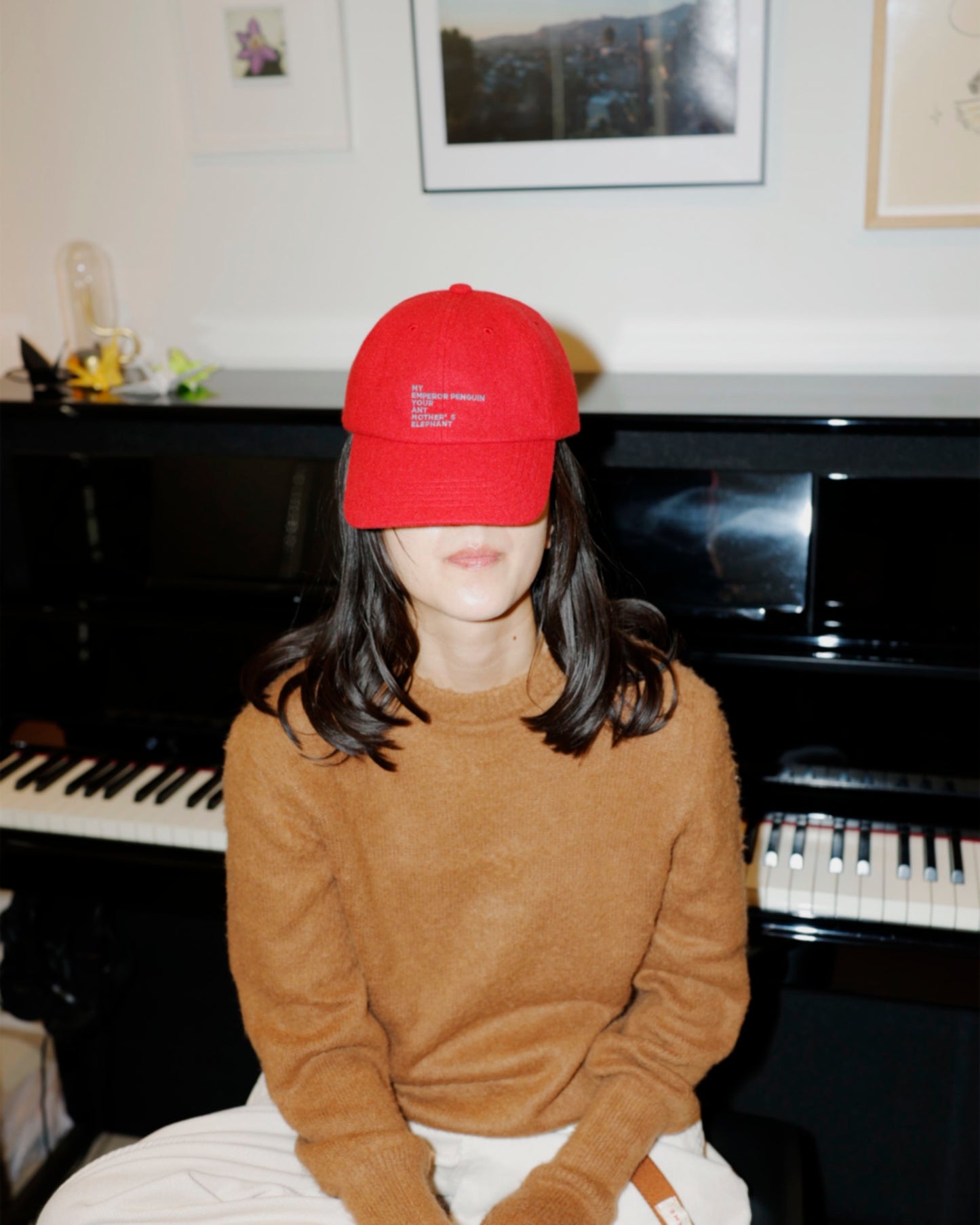 WOOL EMBROIDELY CAP (TATEYOMI)