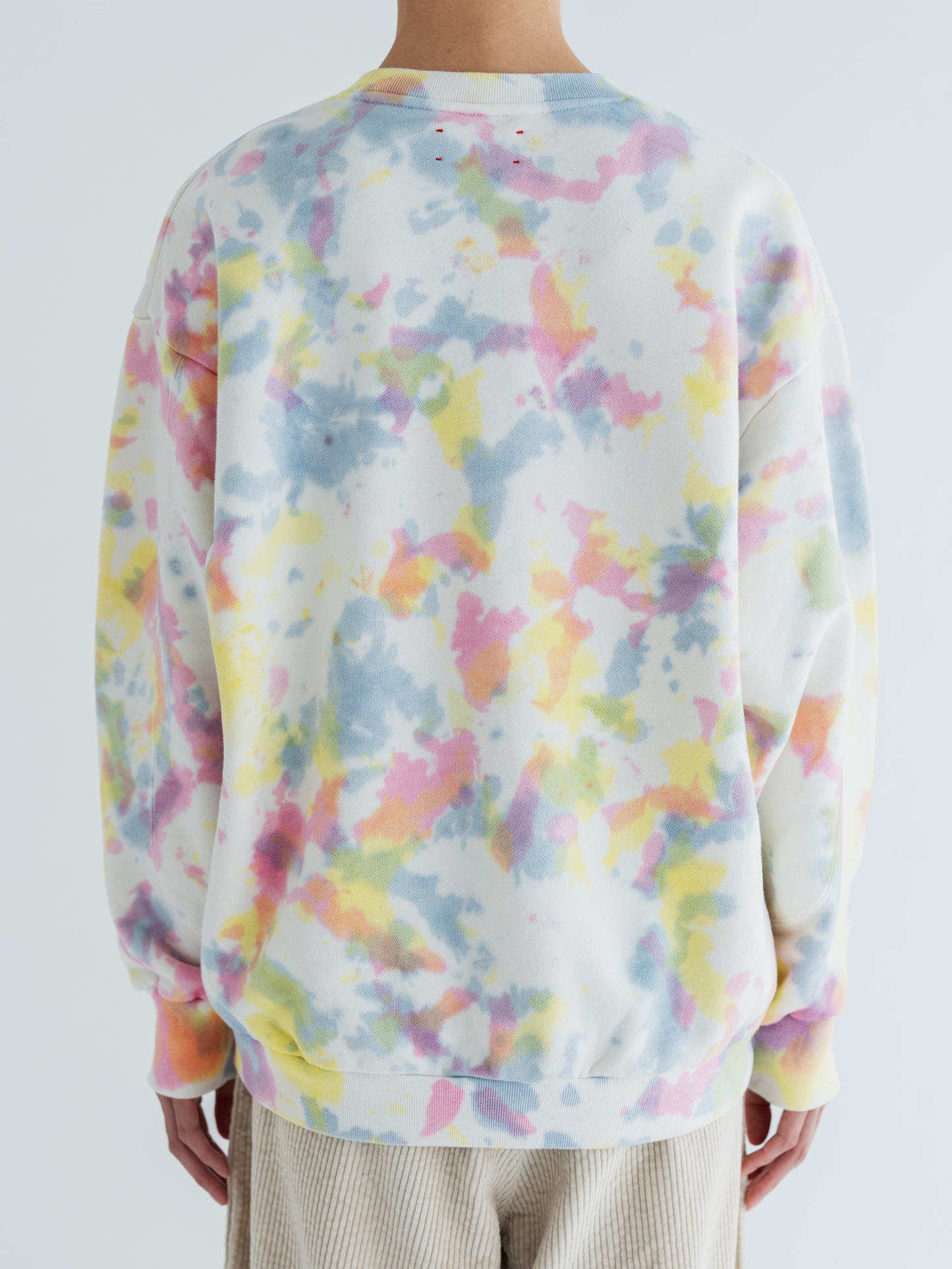 【Pre-order】TIE-DYE SWITCHING PATTERN SWEAT (BRUSHED LINING)