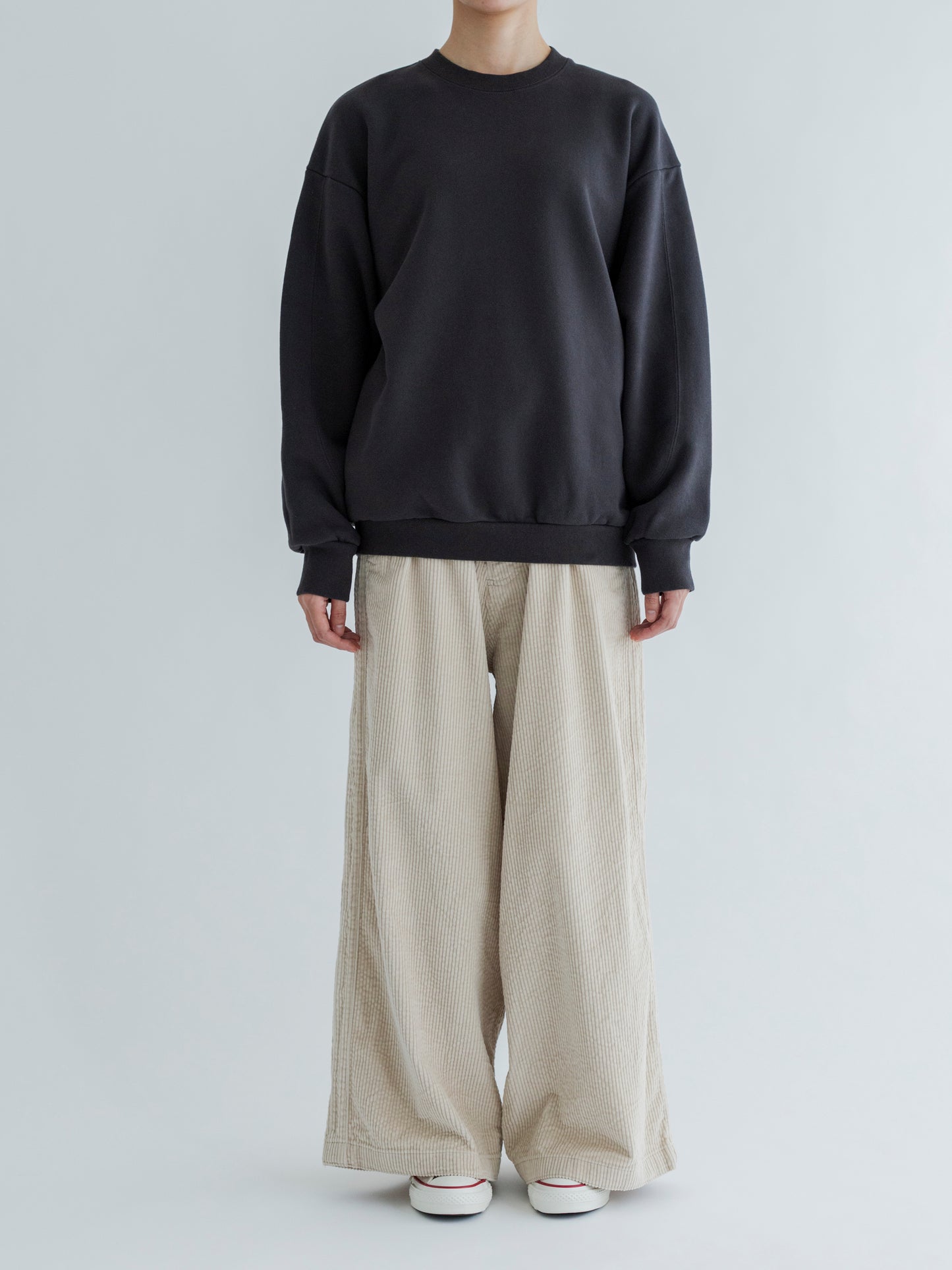 【Pre-order】SWITCHING PATTERN SWEAT (BRUSHED LINING)