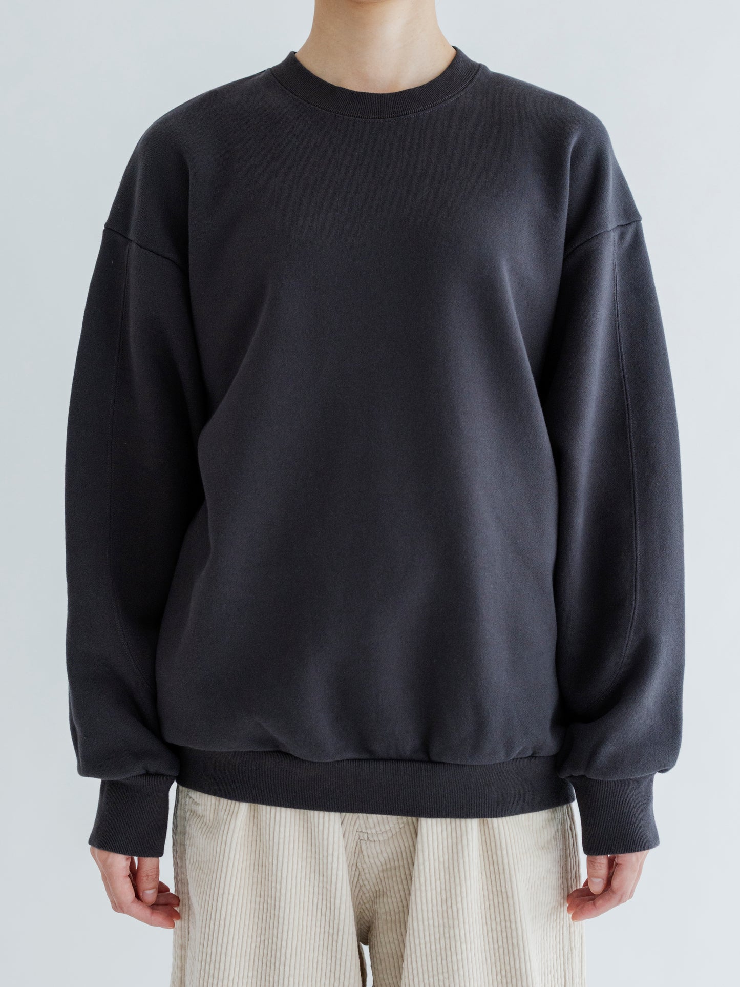 【Pre-order】SWITCHING PATTERN SWEAT (BRUSHED LINING)