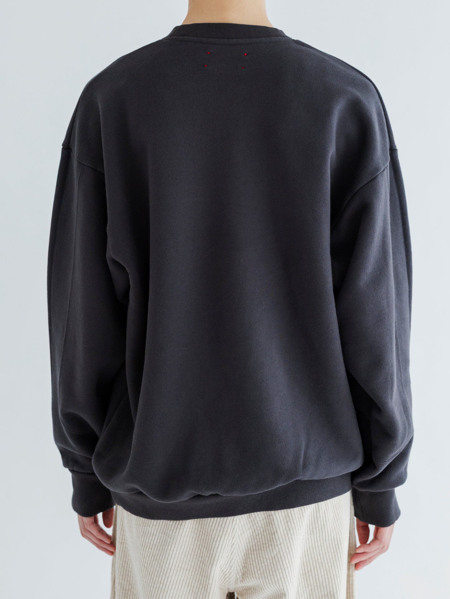 【Pre-order】SWITCHING PATTERN SWEAT (BRUSHED LINING)