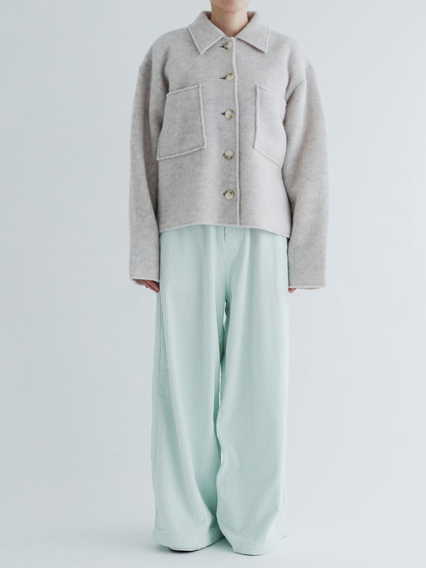 【Pre-order】LIGHT WOOL SHROT JACKET