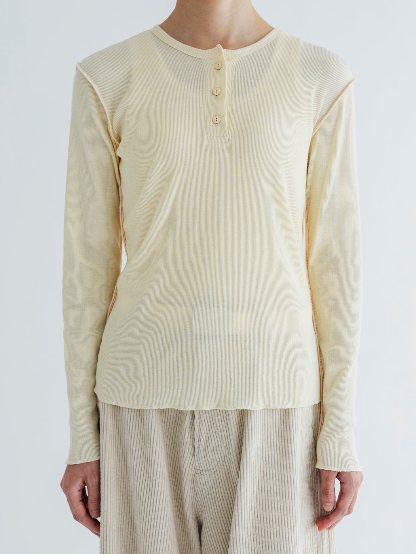 【Pre-order】SOFT RIB HENRY NECK