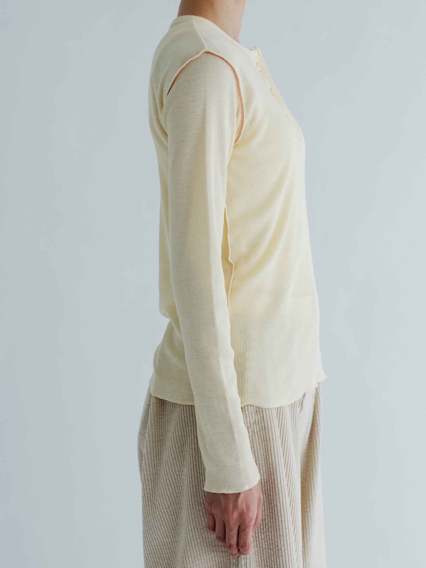 【Pre-order】SOFT RIB HENRY NECK