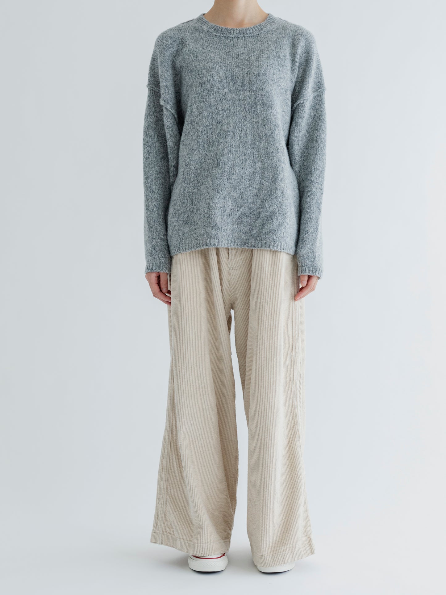 【Pre-order】OUT LINKING FLUFFY WOOL PULLOVER