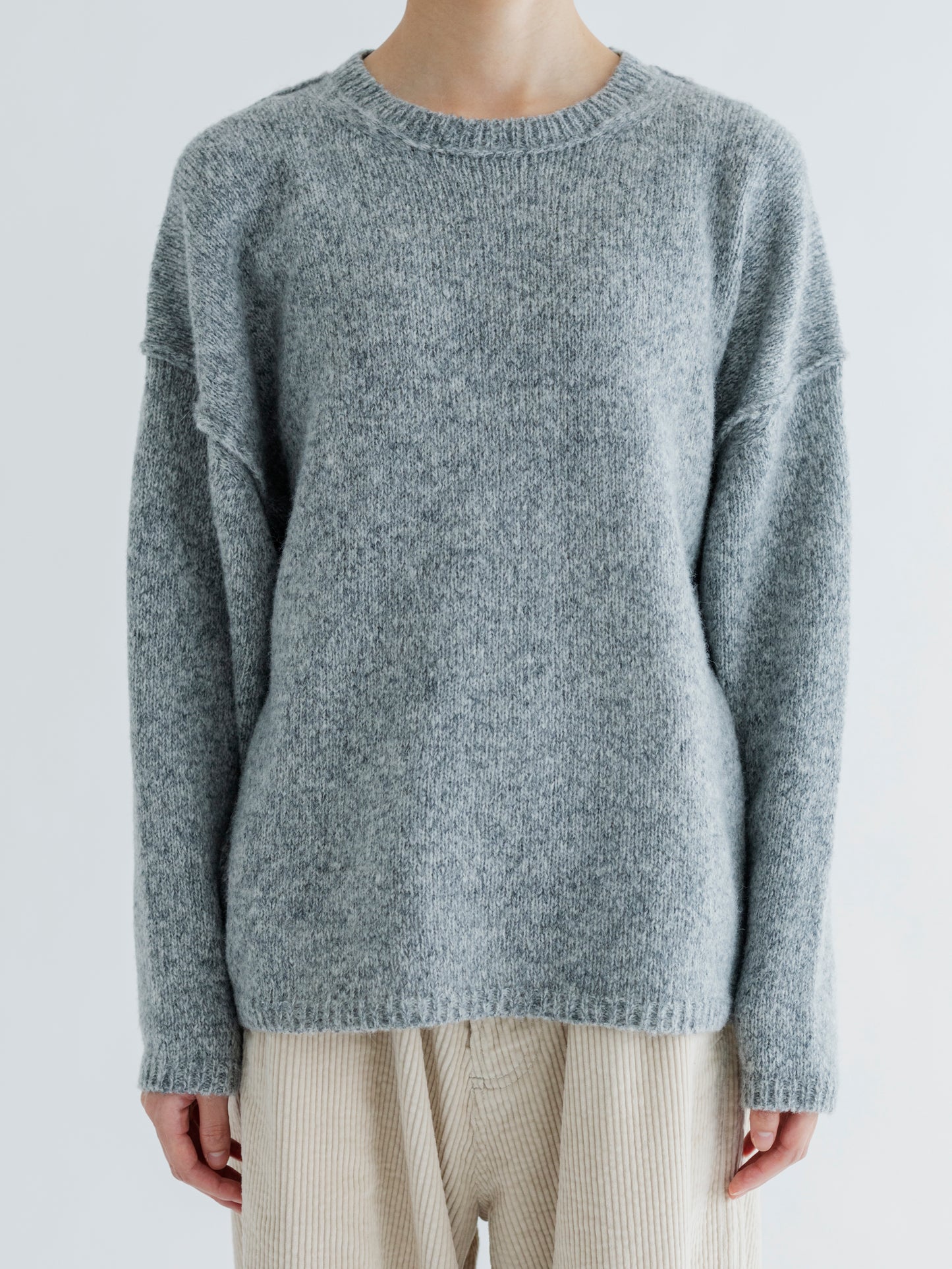 【Pre-order】OUT LINKING FLUFFY WOOL PULLOVER